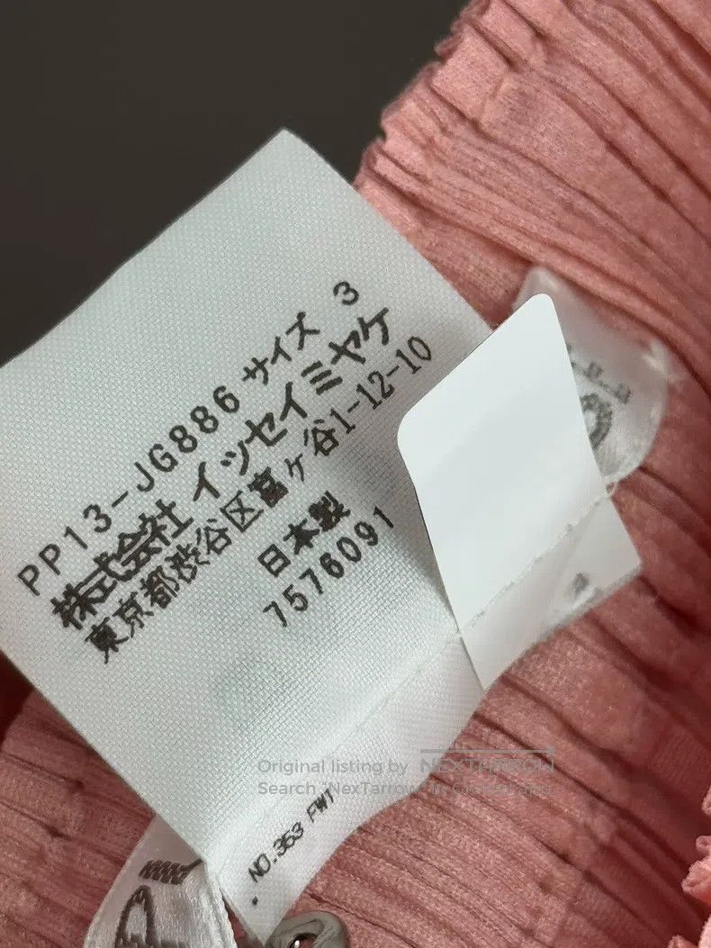 Issey Miyake Issey Miyake size:3 Pink Midi Skirt Size 22" - 4 Thumbnail