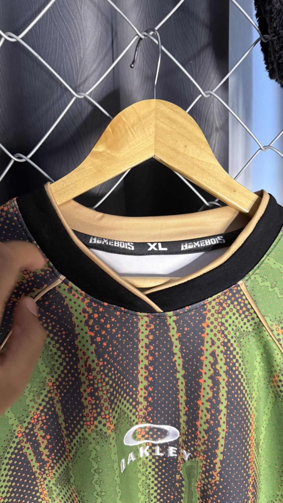 Other HOMEBOIS X MUSEUM STATUS X OAKLEY JERSEY OVP Size US XL / EU 56 / 4 - 6 Thumbnail