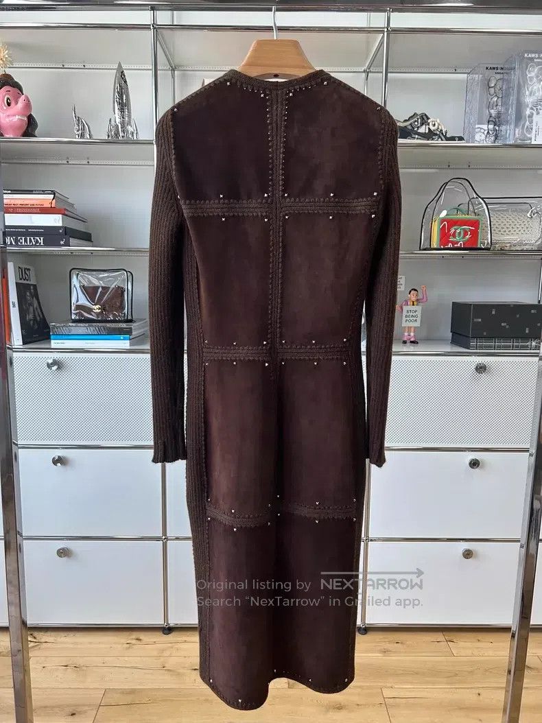 Hermes Hermes Caramel brown suede and calfskin patchwork with sma Size XS / US 0-2 / IT 36-38 - 2 Thumbnail