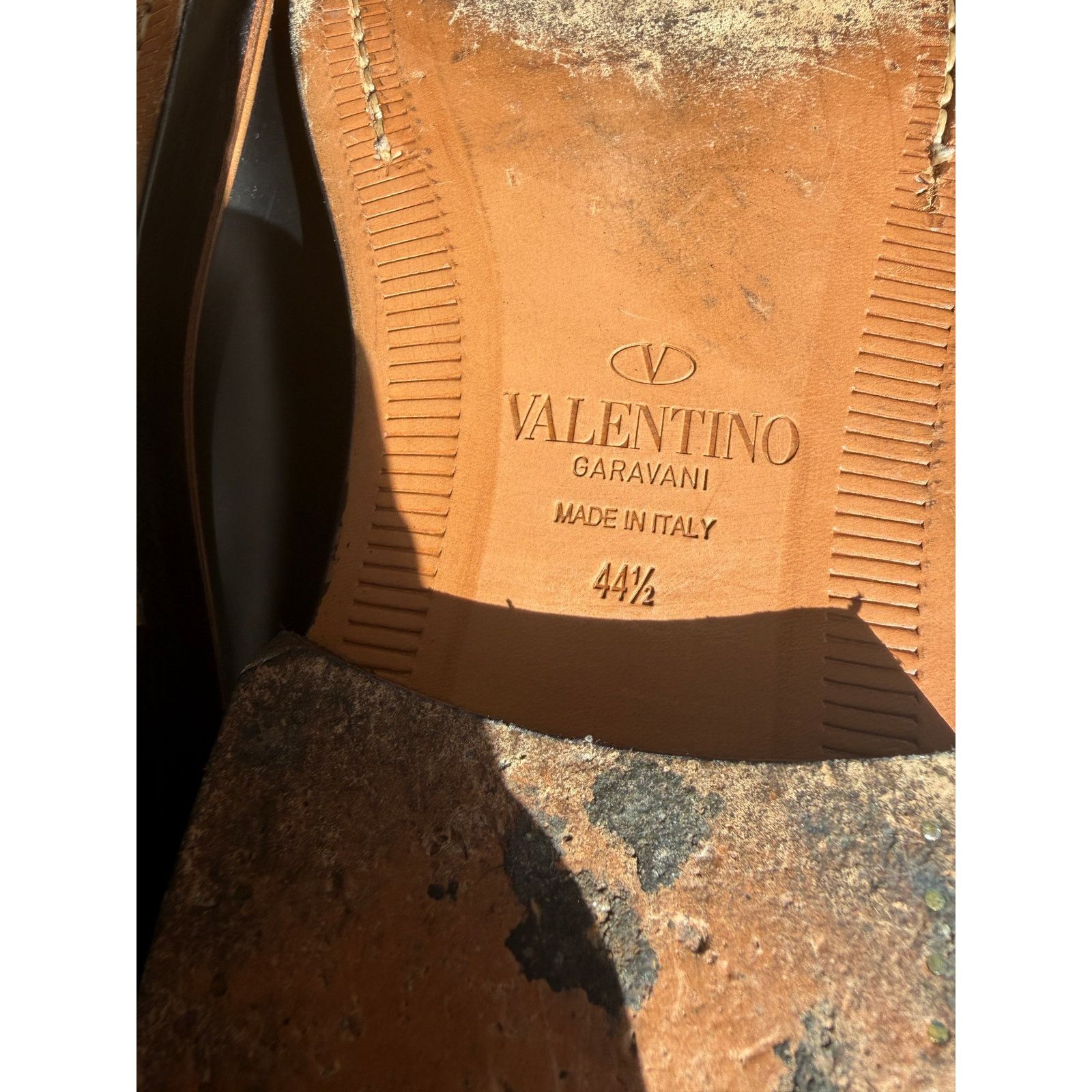 Valentino Valentino Garavani Black Leather B0990MY Derby Shoes Size US 10.5 / EU 43-44 - 8 Thumbnail