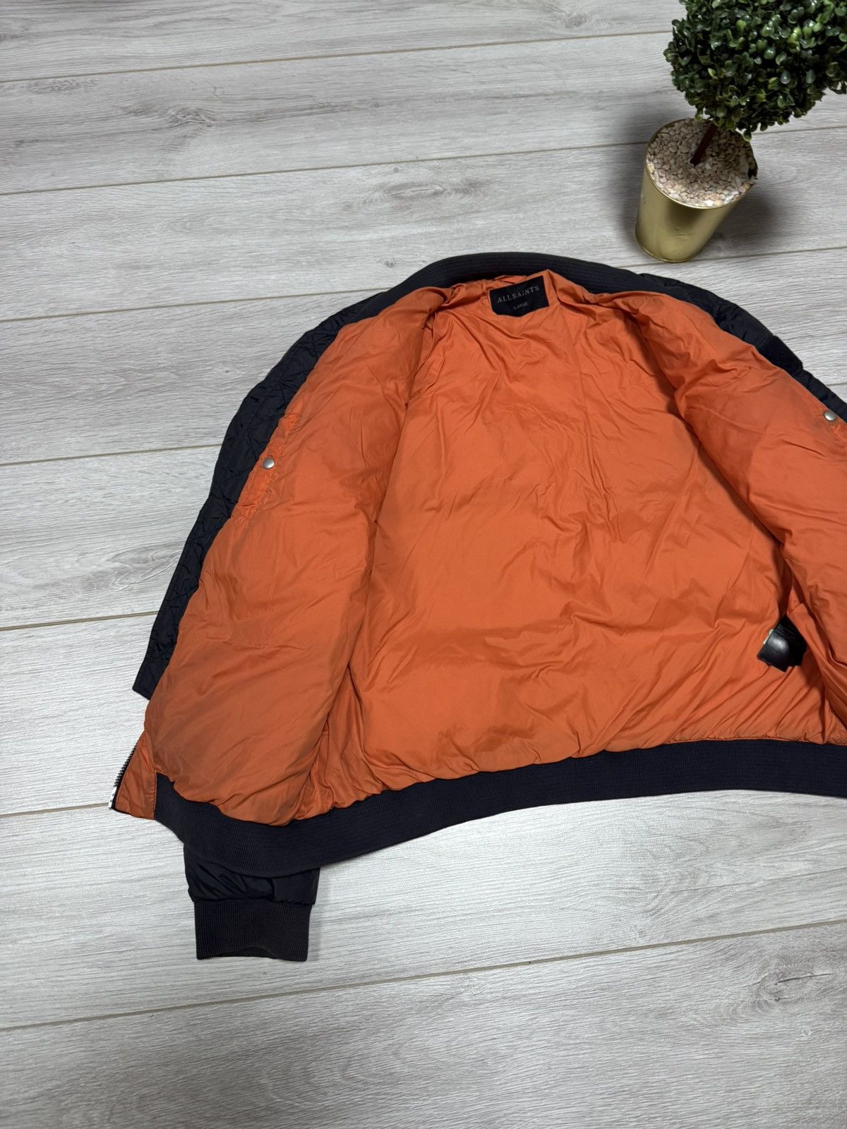 Allsaints Allsaints furlough bomber down jacket zip Size US L / EU 52-54 / 3 - 10 Thumbnail