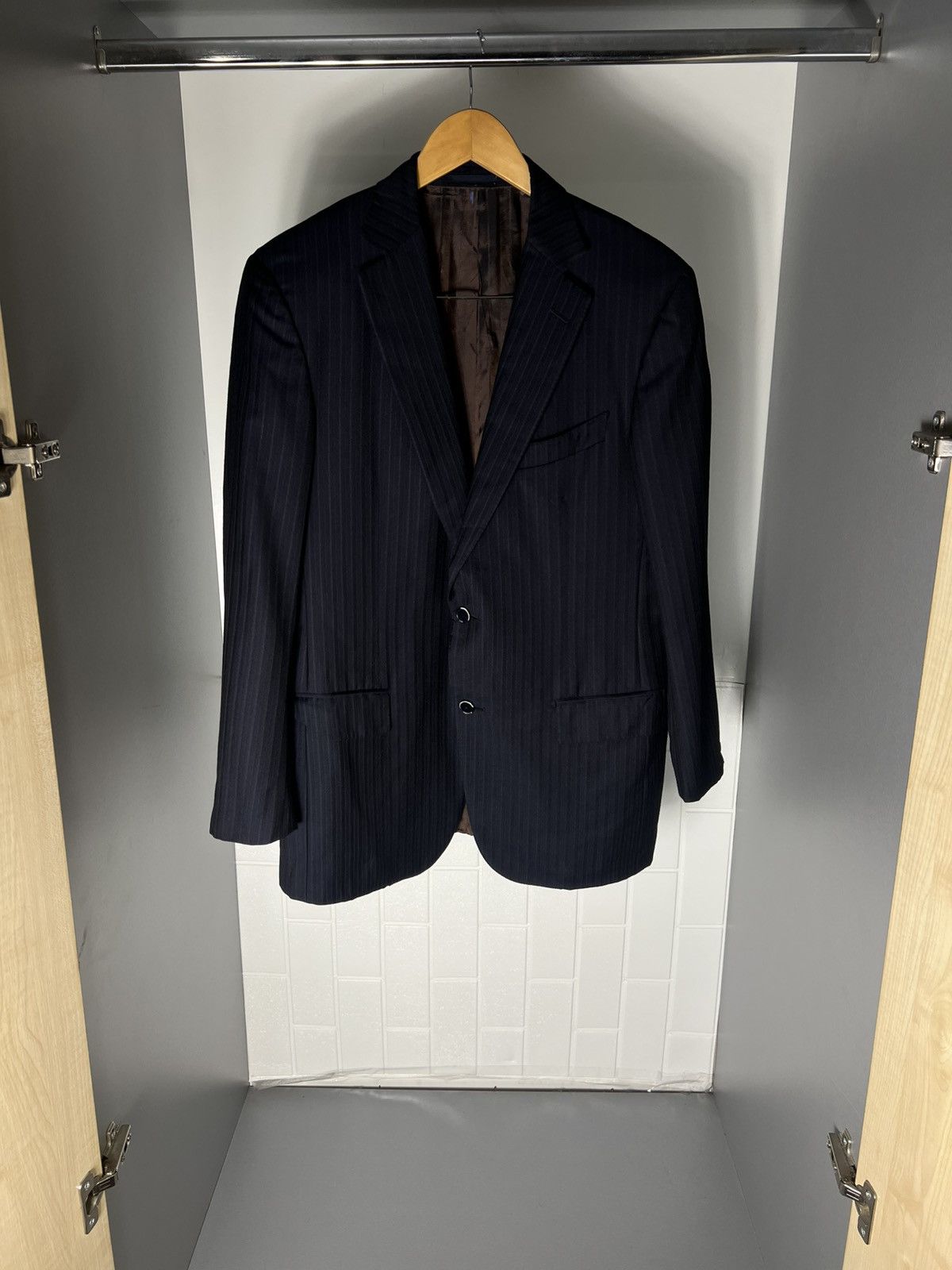 Ermenegildo Zegna VINTAGE ERMENEGILDO Z ZEGNA ITALIAN DESIGNER BLAZER CASUAL Size 50R - 11 Thumbnail