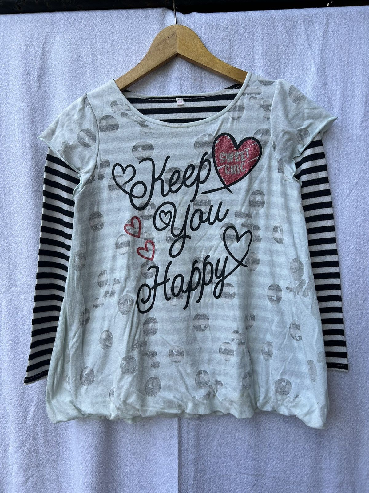 Beauty Beast × Hysteric Glamour × Japanese Brand Striped japanese double layer longsleeve Size US S / EU 44-46 / 1 - 1 Thumbnail