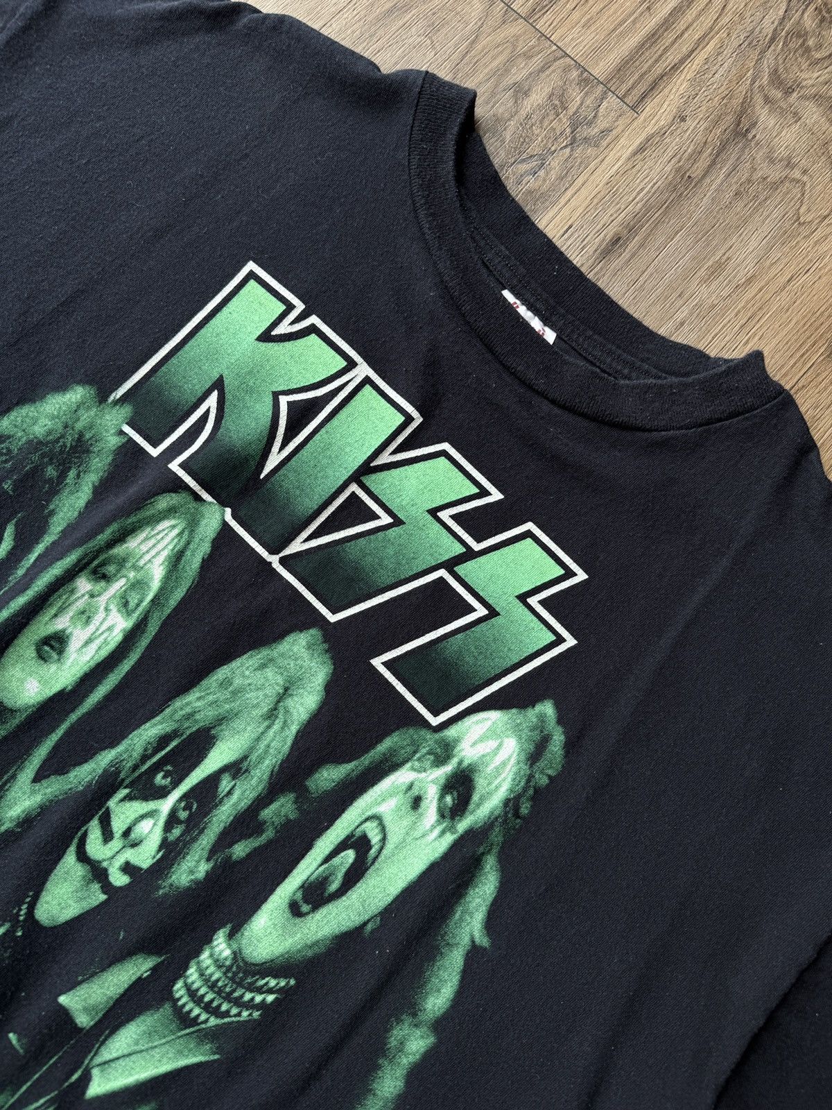 KISS KISS Psycho Circus 1998 Tour Sexy Vintage Tee Neon Green Size US XXL / EU 58 / 5 - 1 Thumbnail