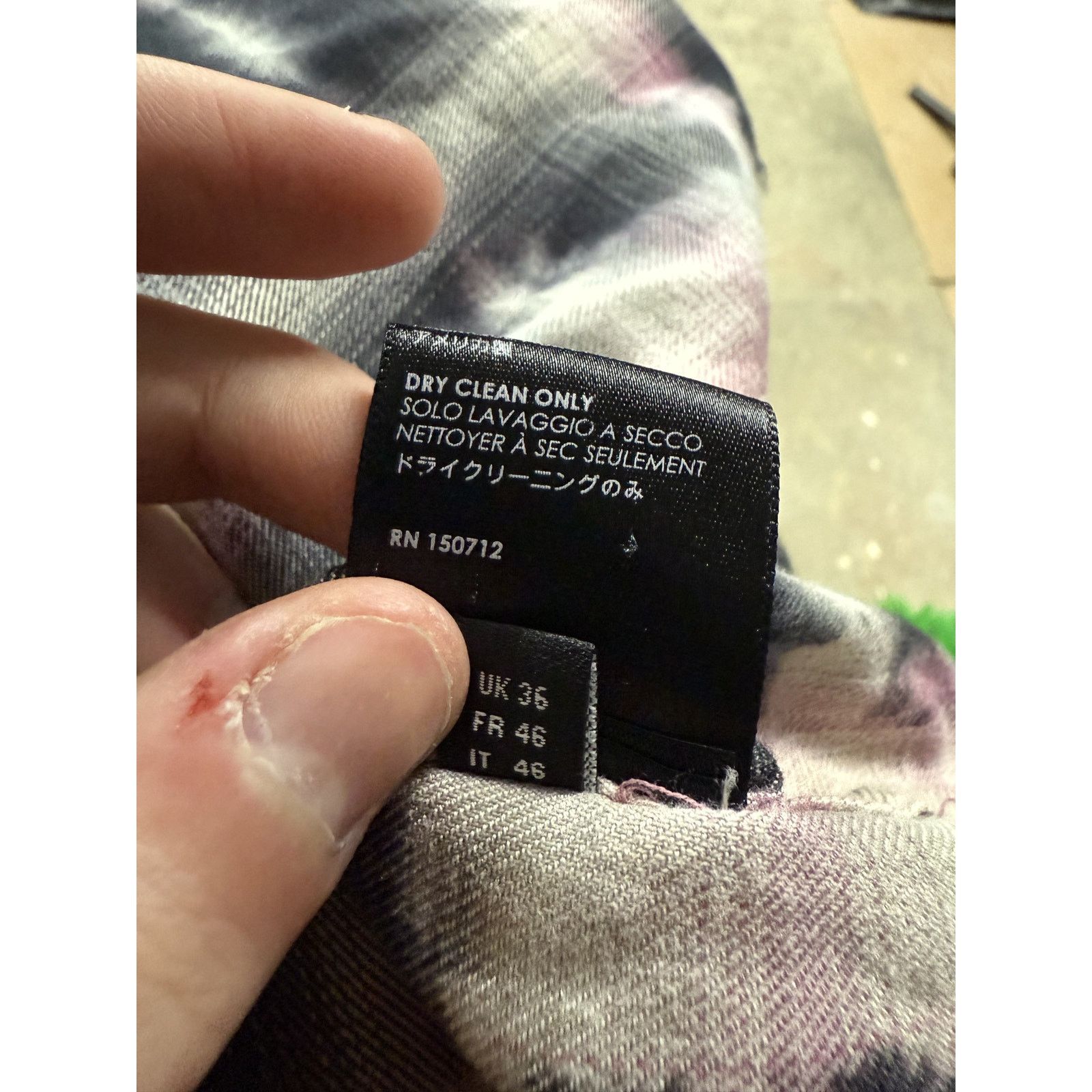 Amiri Amiri Flannel Black Pink Used Small Size US S / EU 44-46 / 1 - 4 Thumbnail