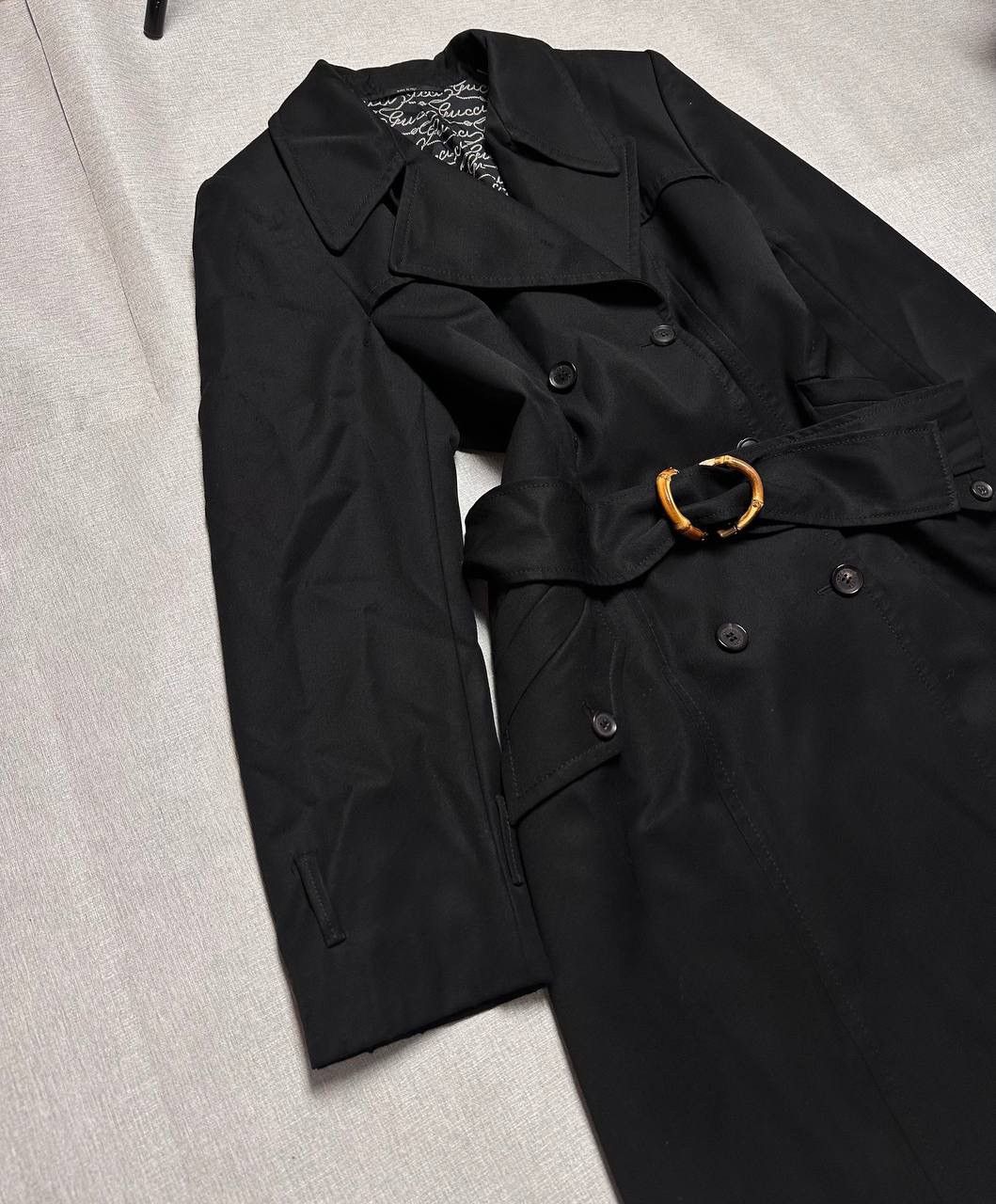 Gucci Archive Gucci Trench Coat with bamboo belt Size L / US 10 / IT 46 - 2 Thumbnail