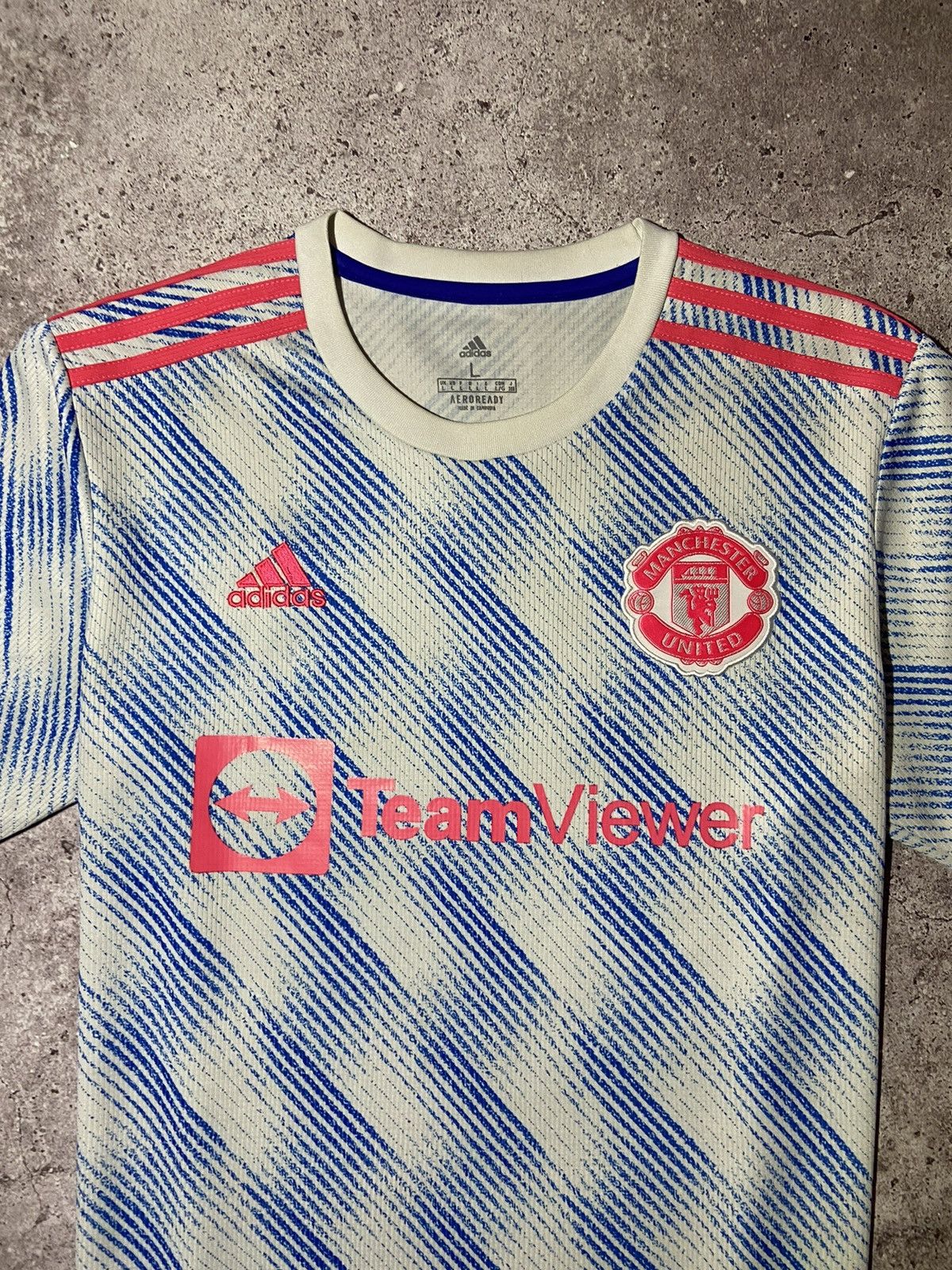 Adidas Manchester United Adidas Football Jersey T-shirt Size US L / EU 52-54 / 3 - 2 Thumbnail