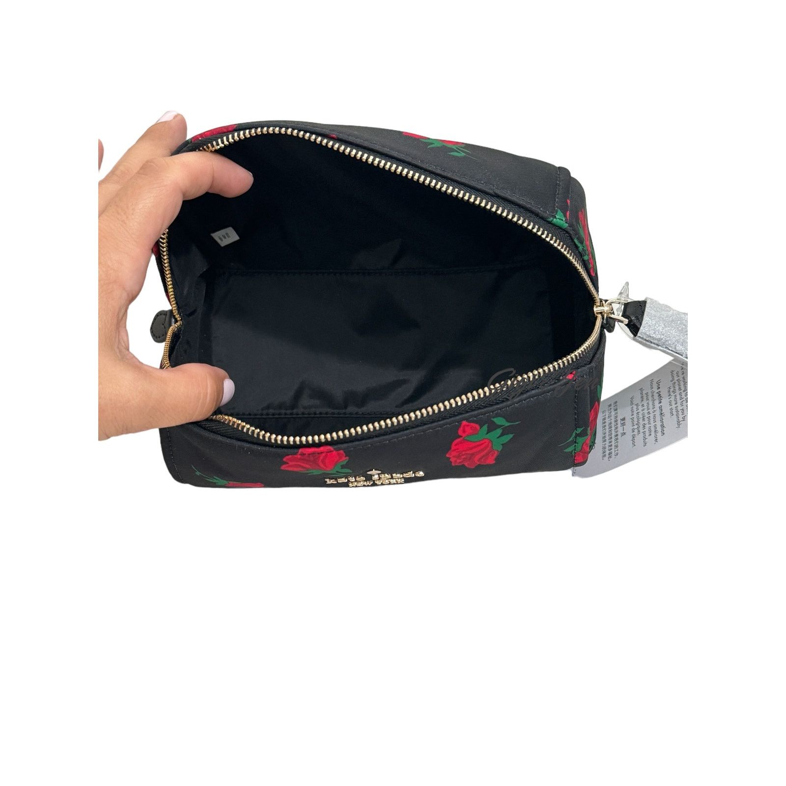 Kate Spade Kate Spade Chelsea Rose Toss Printed Medium Cosmetic Case Size ONE SIZE - 5 Thumbnail