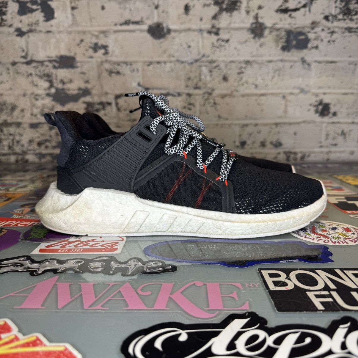 Adidas × Bait Adidas EQT Support Future Bait R&D Black Sz 9 Used Size US 9.5 / EU 42-43 - 3 Thumbnail