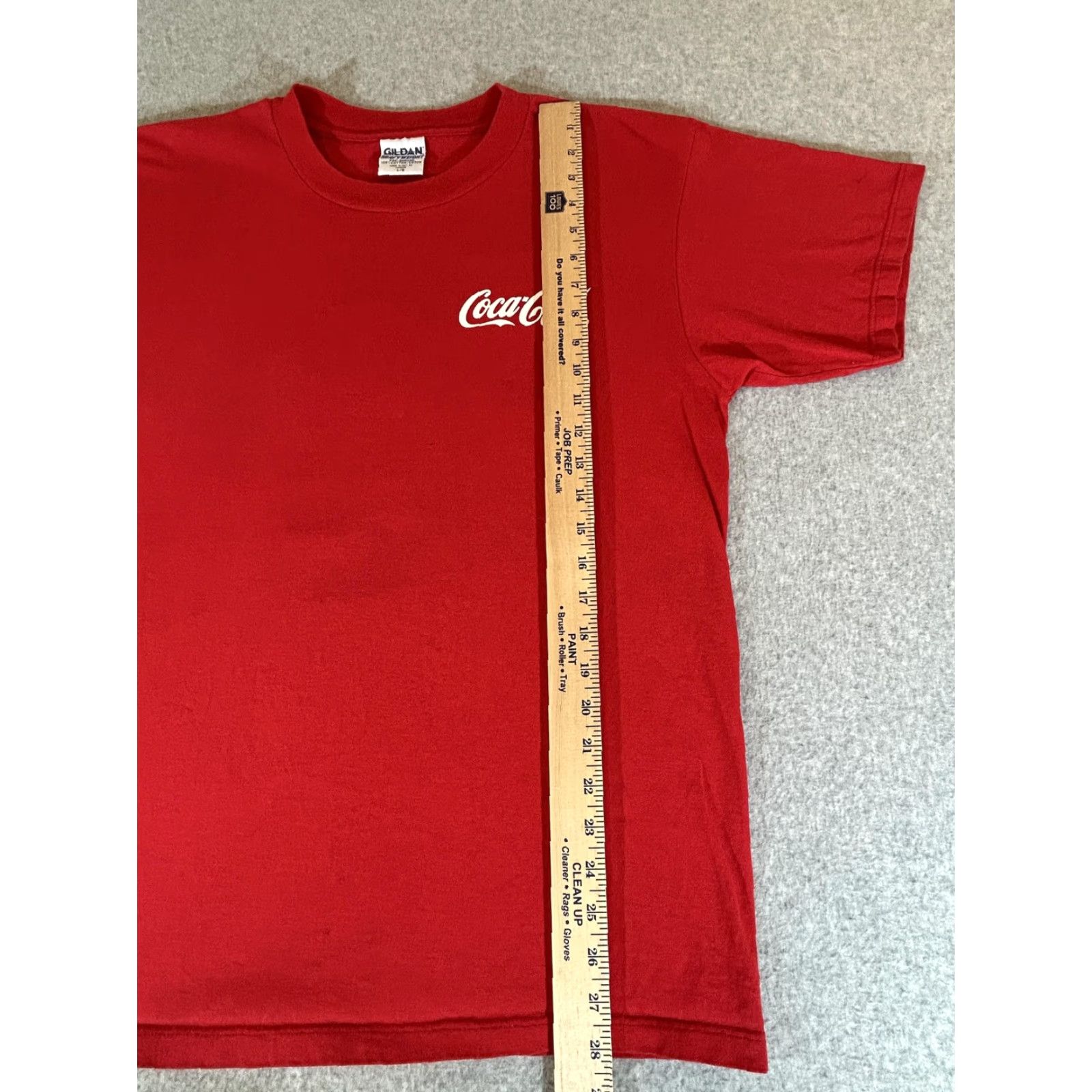 Gildan VINTAGE Coca Cola Shirt Mens Large Short Sleeve Graphic Promo Tee 90s Size US L / EU 52-54 / 3 - 5 Thumbnail