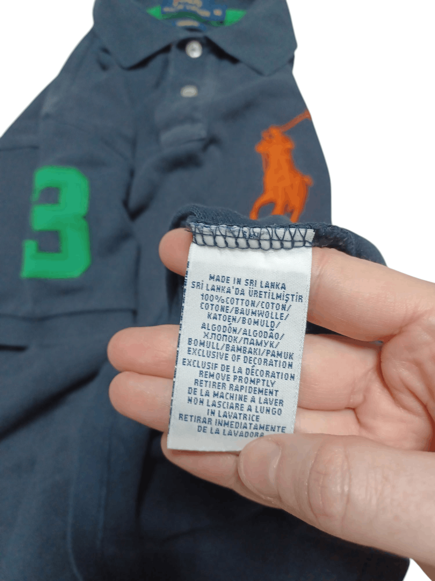 Polo Ralph Lauren POLO RALPH LAUREN BIG PONY COLLECTION FADED VINTAGE POLO Size US XS / EU 42 / 0 - 5 Thumbnail