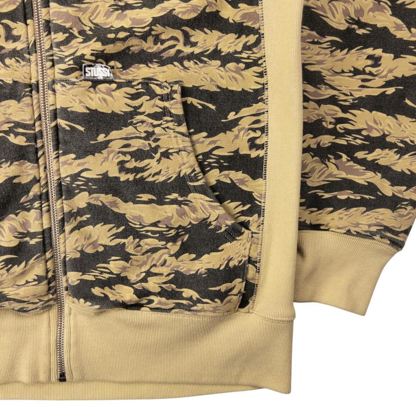 Stussy Vintage Stussy Pattern Zip Up Hoodie Size M Size US M / EU 48-50 / 2 - 5 Thumbnail