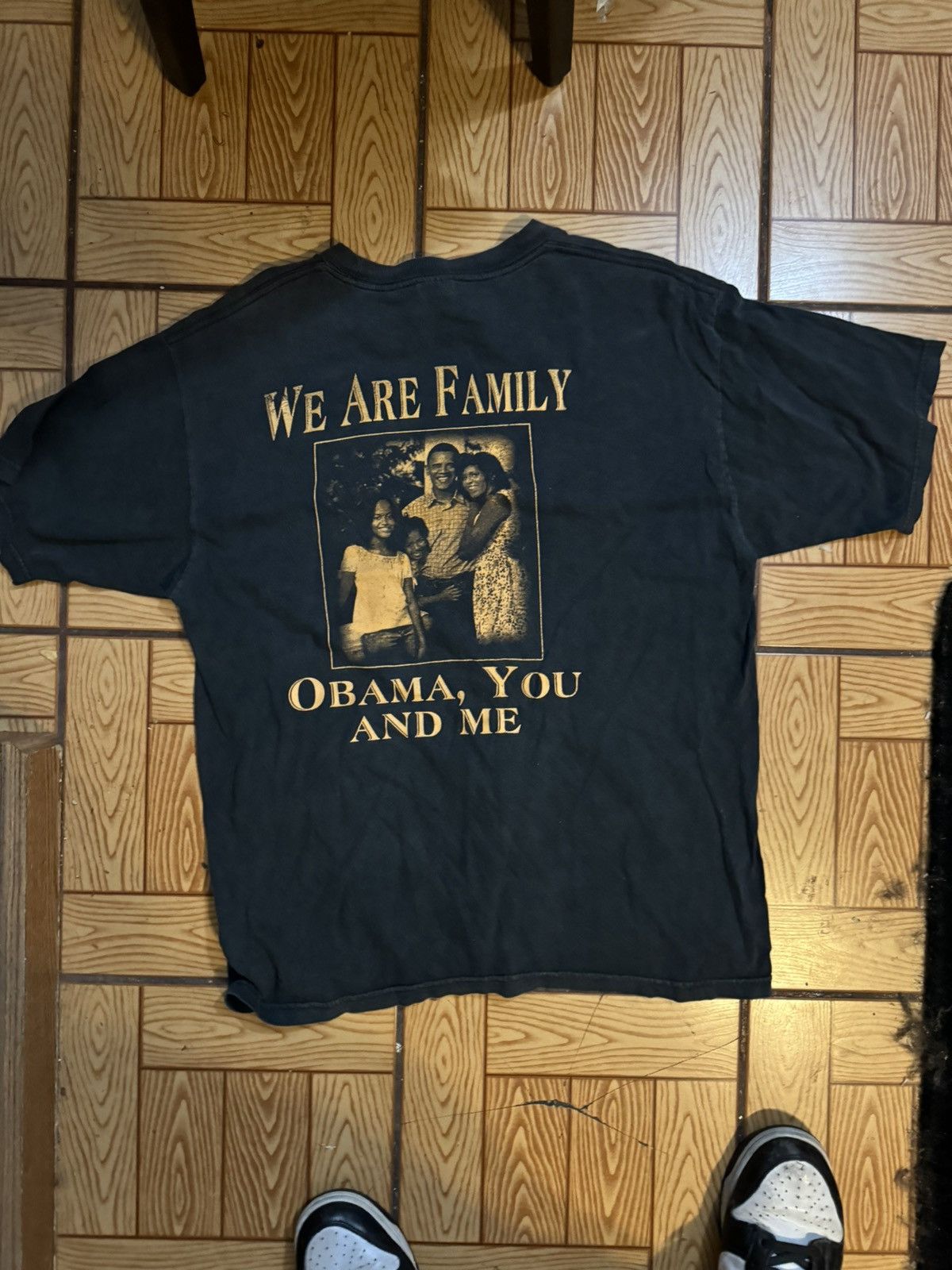 The Unbranded Brand Obama MLK T-Shirt Near Vintage Rare AOP Black Rap Tee XL Size US XL / EU 56 / 4 - 3 Thumbnail