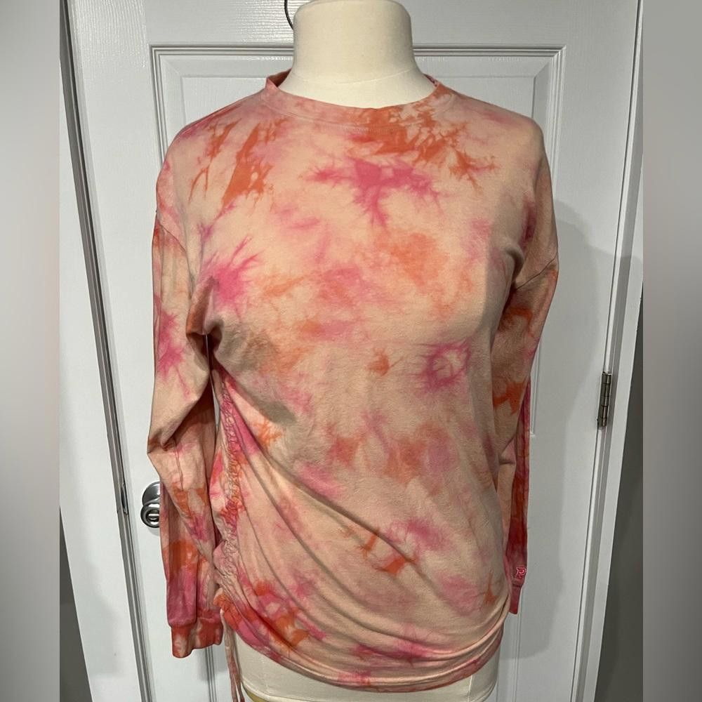 Victoria secret pink tie dye shirt new arrivals