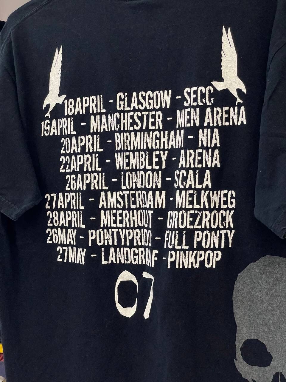 Vintage LOSTPROPHETS Foofighters Skulls Emo Tour 00s T shirt Size US L / EU 52-54 / 3 - 12 Thumbnail