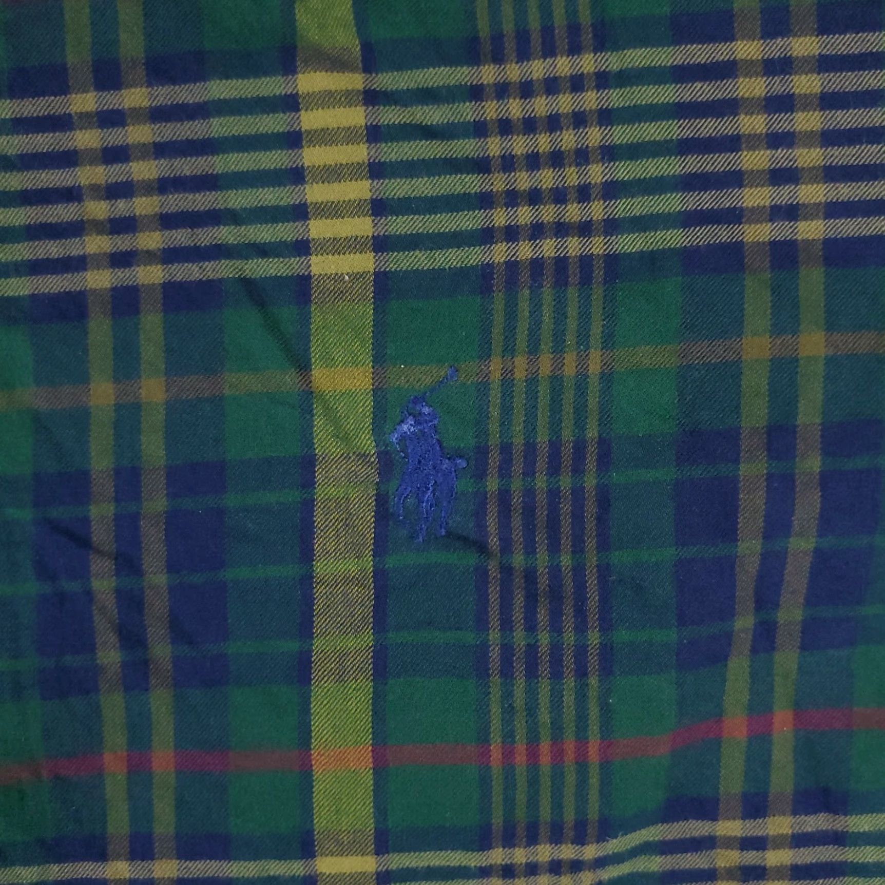 Ralph Lauren Ralph Lauren Shirt Mens Large Blue Plaid Pony Button Up Long Sleeve Size US L / EU 52-54 / 3 - 2 Thumbnail