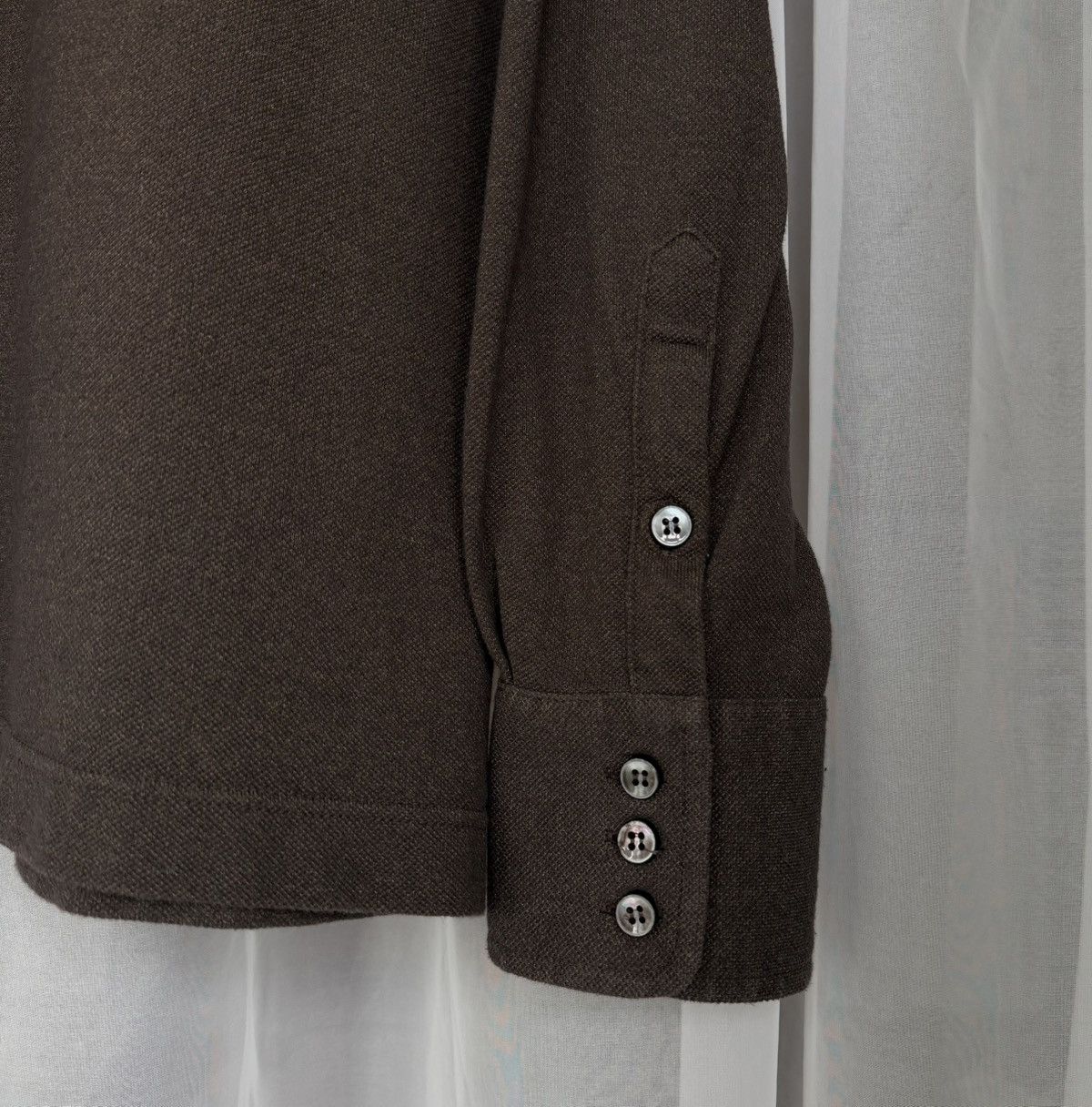 Bottega Veneta BOTTEGA VENETA Butterfly Logo Polo Shirt Cotton Sweater long Size US M / EU 48-50 / 2 - 10 Thumbnail