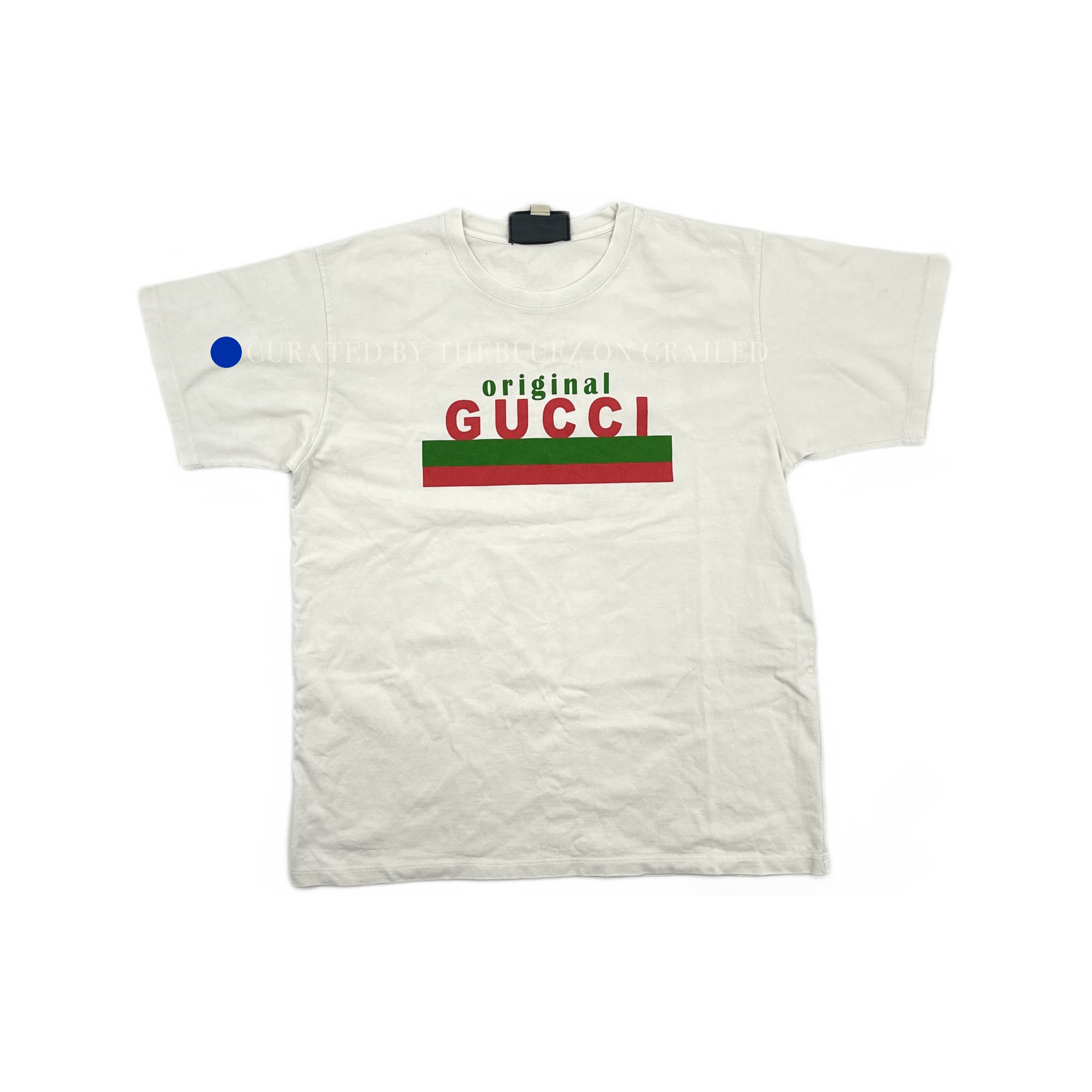 Gucci Original Logo T-Shirt in White Size US S / EU 44-46 / 1 - 1 Preview