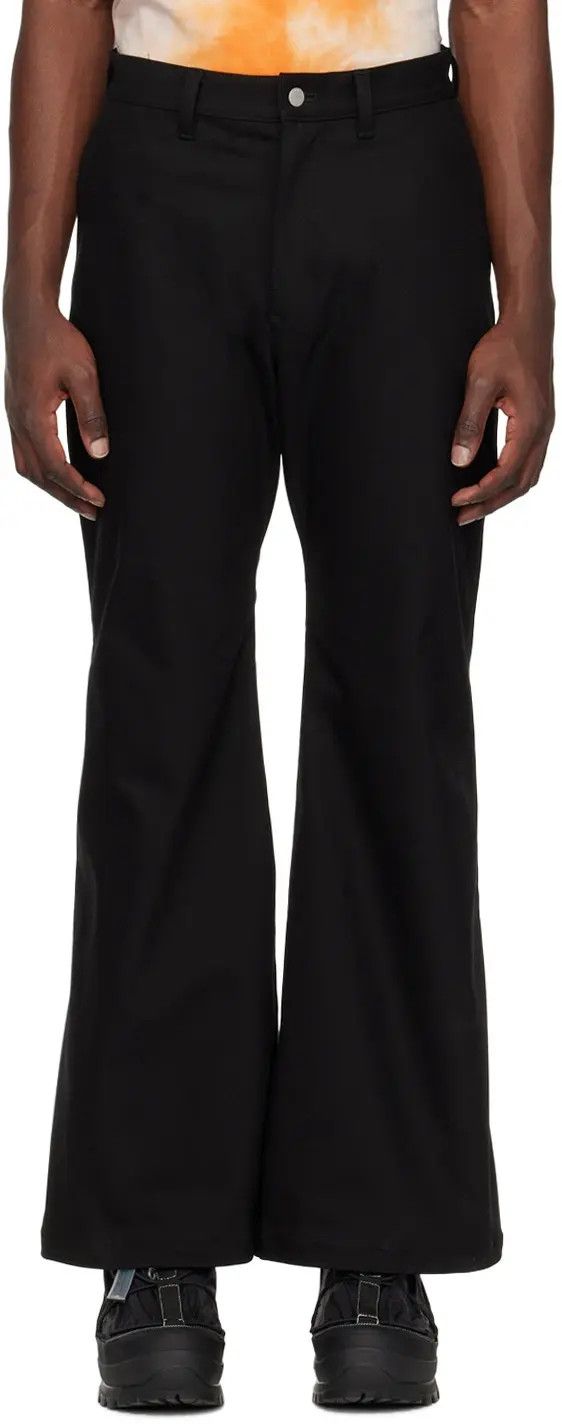Other VEIN Flared Zippered Black Trousers Size US 31 - 1 Thumbnail