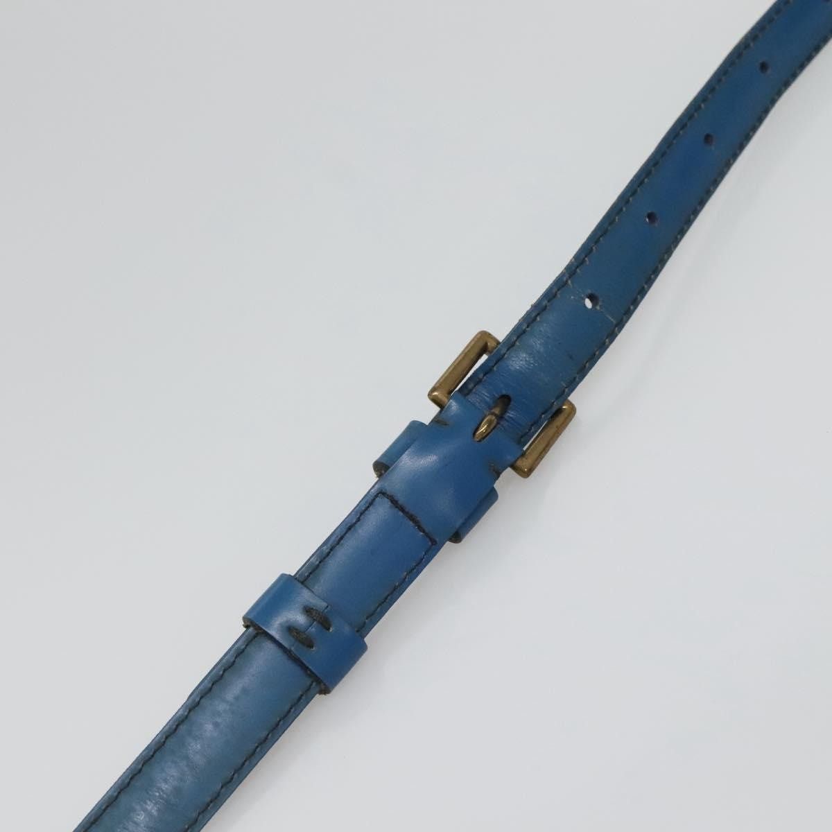Louis Vuitton LOUIS VUITTON Epi Saint Cloud GM Shoulder Bag Toledo Blue Size ONE SIZE - 8 Thumbnail