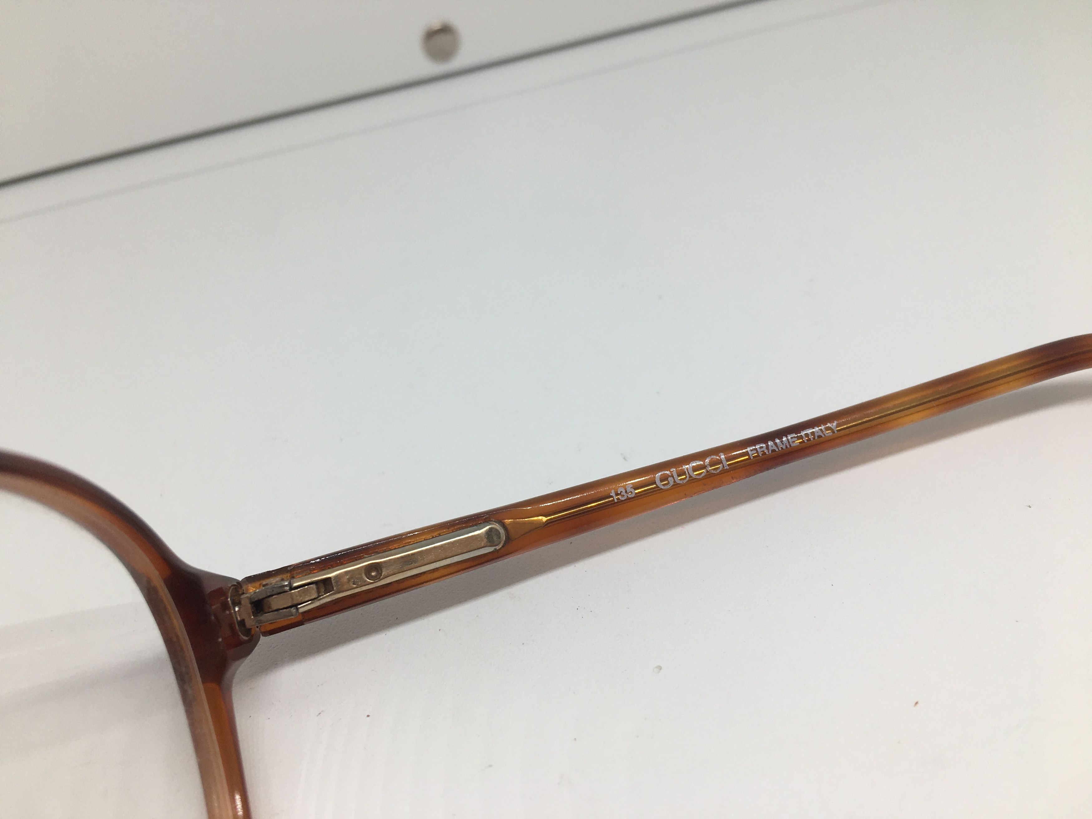 Gucci Vintage GUCCI GG1144 Eyeglasses Frame Italy Size ONE SIZE - 4 Thumbnail