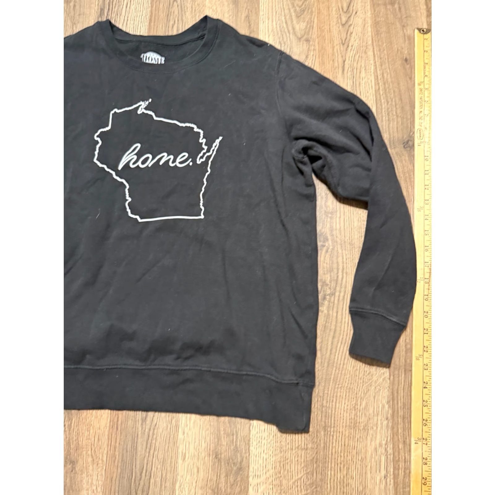 Vintage Home Free Sweater Women's XL Black Crewneck Pullover Shirt/Top? Size XL / US 12-14 / IT 48-50 - 4 Thumbnail