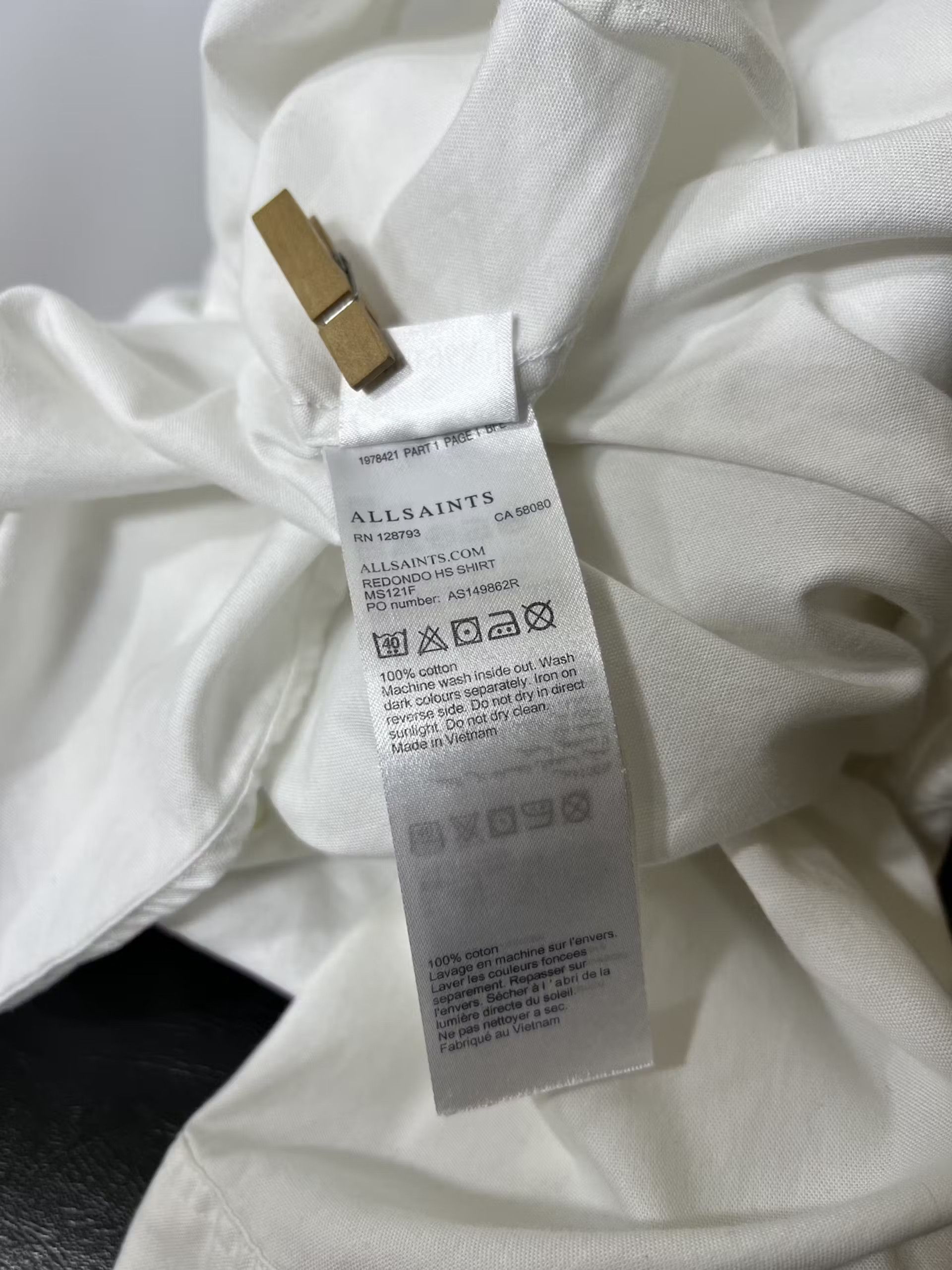 Allsaints × Japanese Brand All Saints Redondo HS shirt Size US S / EU 44-46 / 1 - 5 Thumbnail
