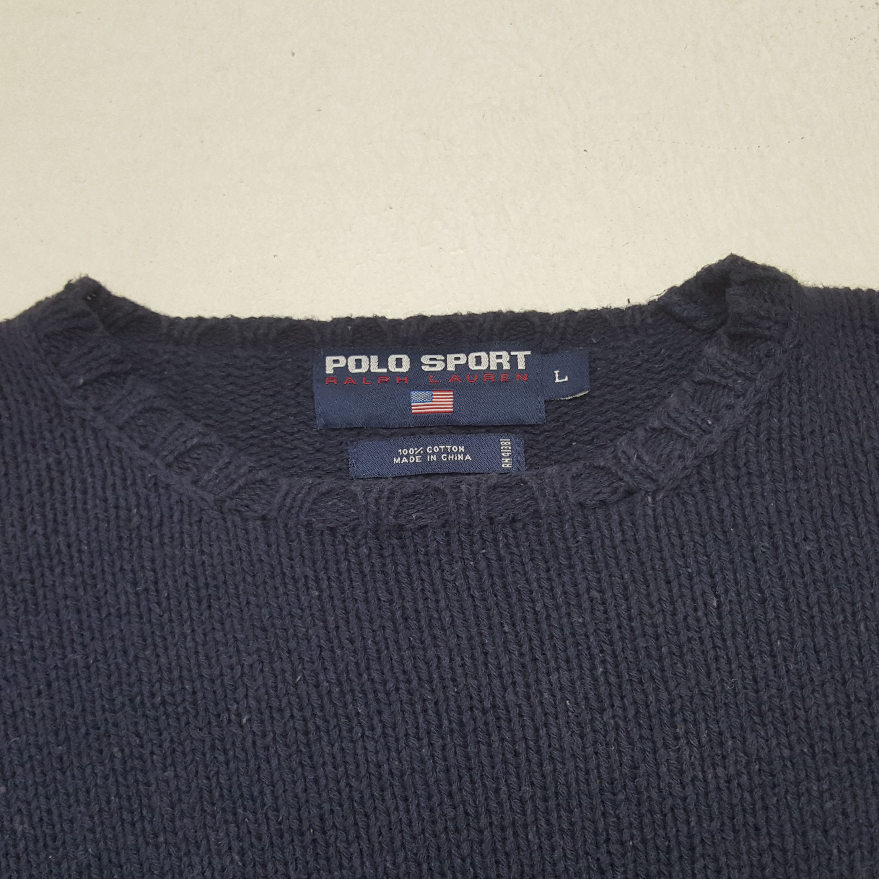 Vintage Vintage Polo Sport Sweatshirt Size US L / EU 52-54 / 3 - 4 Thumbnail
