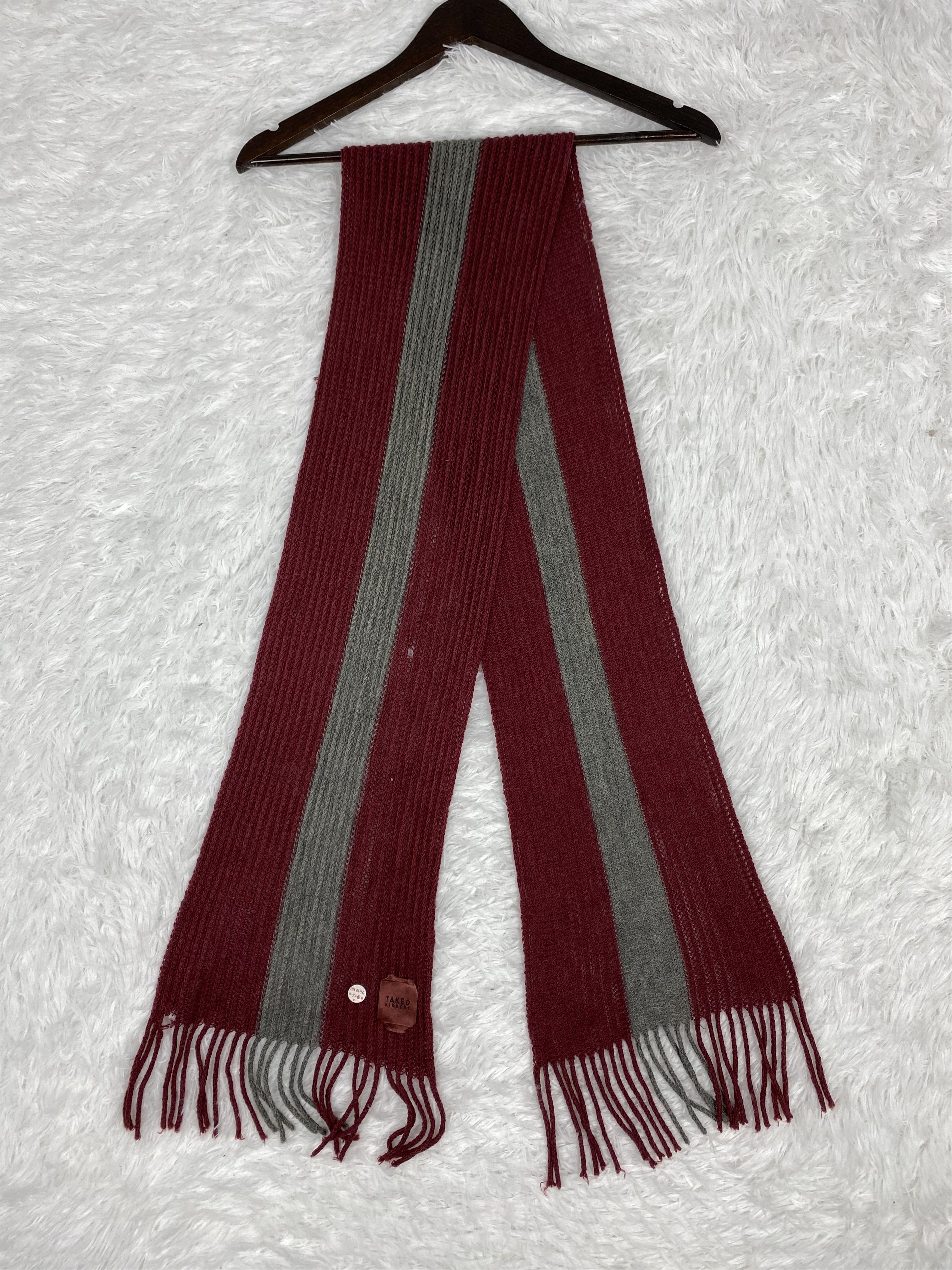 Takeo Kikuchi Vintage Takeo Kikuchi Scarf / Muffler Neckwear PM0196 Size ONE SIZE - 1 Thumbnail