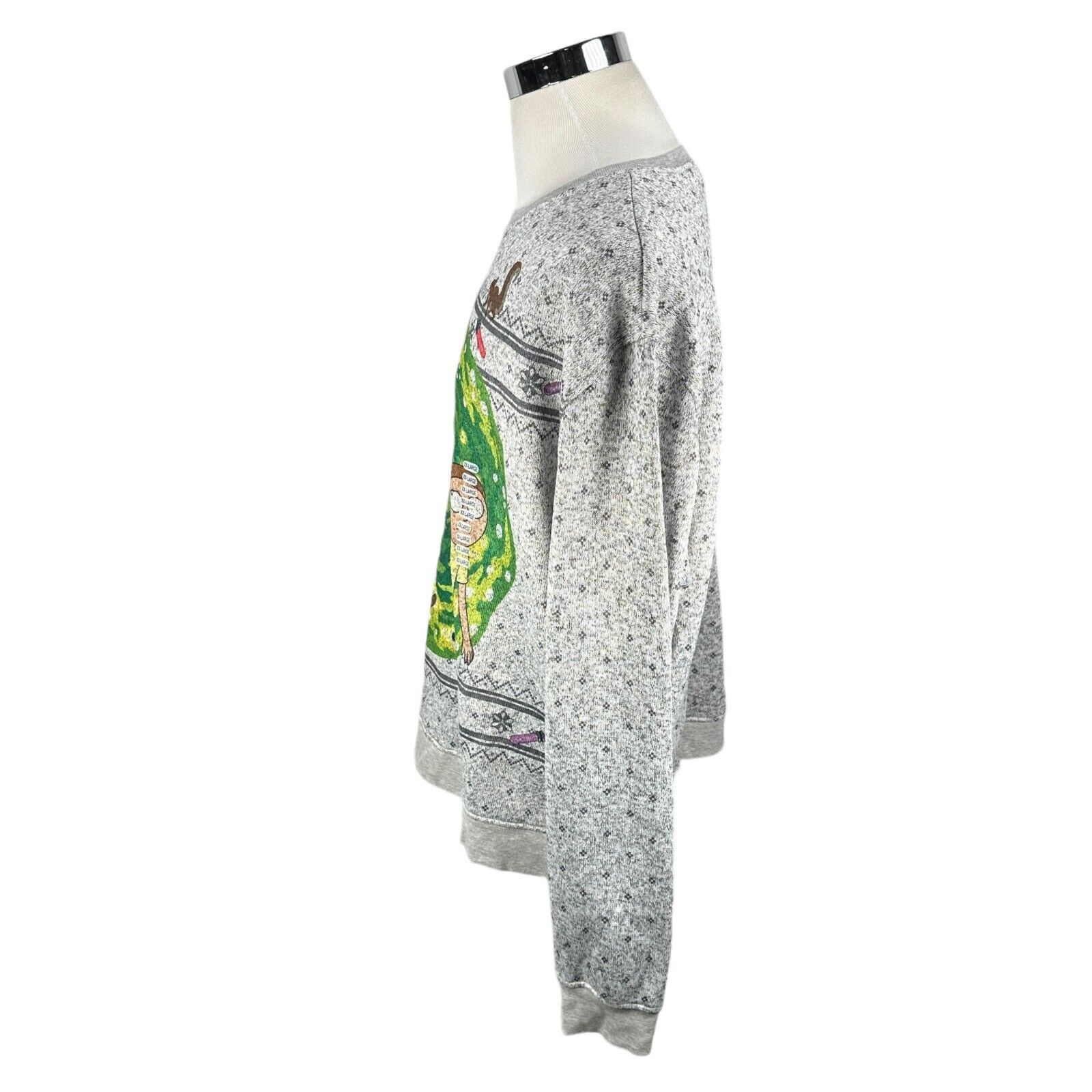 The Unbranded Brand Rick And Morty Sweatshirt Men's 2XL XXL Gray Adult 2018 New Size US XXL / EU 58 / 5 - 3 Thumbnail
