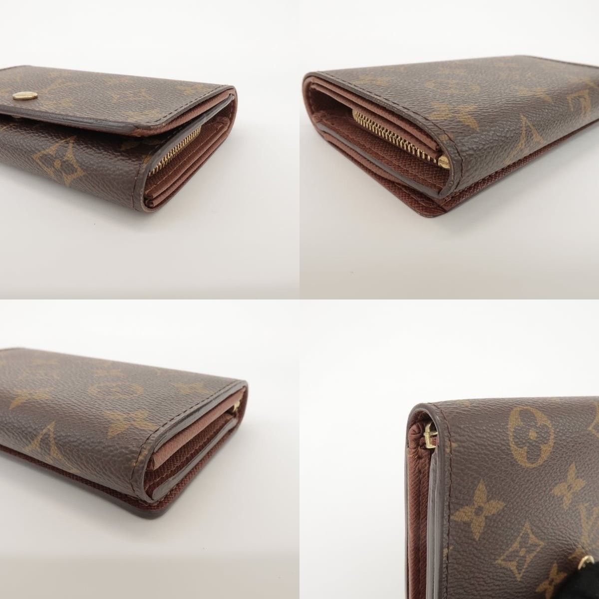 Louis Vuitton Louis Vuitton Monogram Porte Monnaie Billet Tresor Wallet Size ONE SIZE - 4 Thumbnail