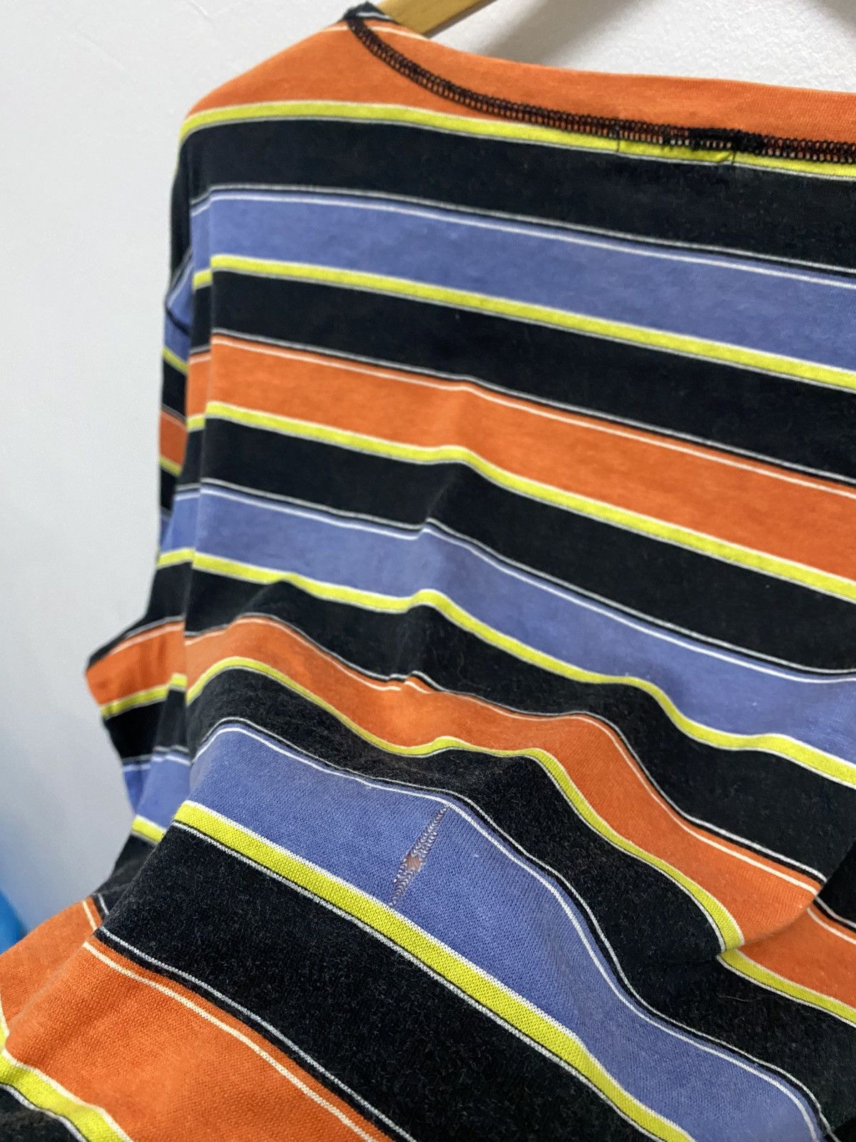 Japanese Brand Vintage Jun Men Stripe Long Sleeve Shirt Size US XL / EU 56 / 4 - 12 Thumbnail
