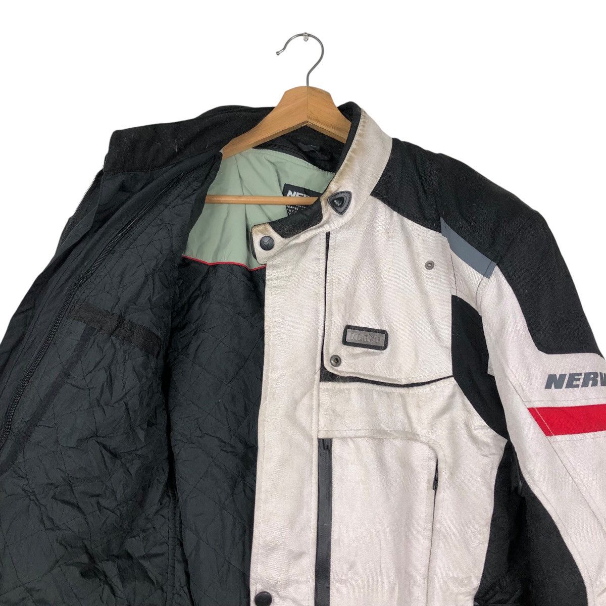 Hein Gericke × Japanese Brand 📌Vintage Biker Jacket Motor Cross Racing Nerve Issey Miyake Size US XL / EU 56 / 4 - 13 Thumbnail