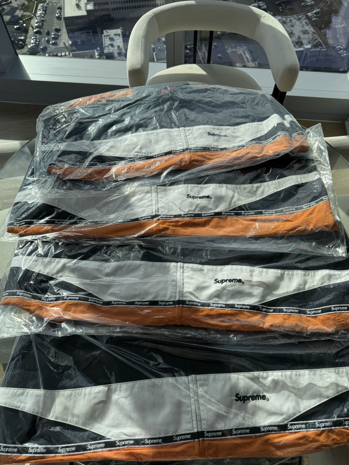 Supreme Supreme Logo Taping Track Jacket Orange Size XL (SS26) Size US XL / EU 56 / 4 - 4 Thumbnail