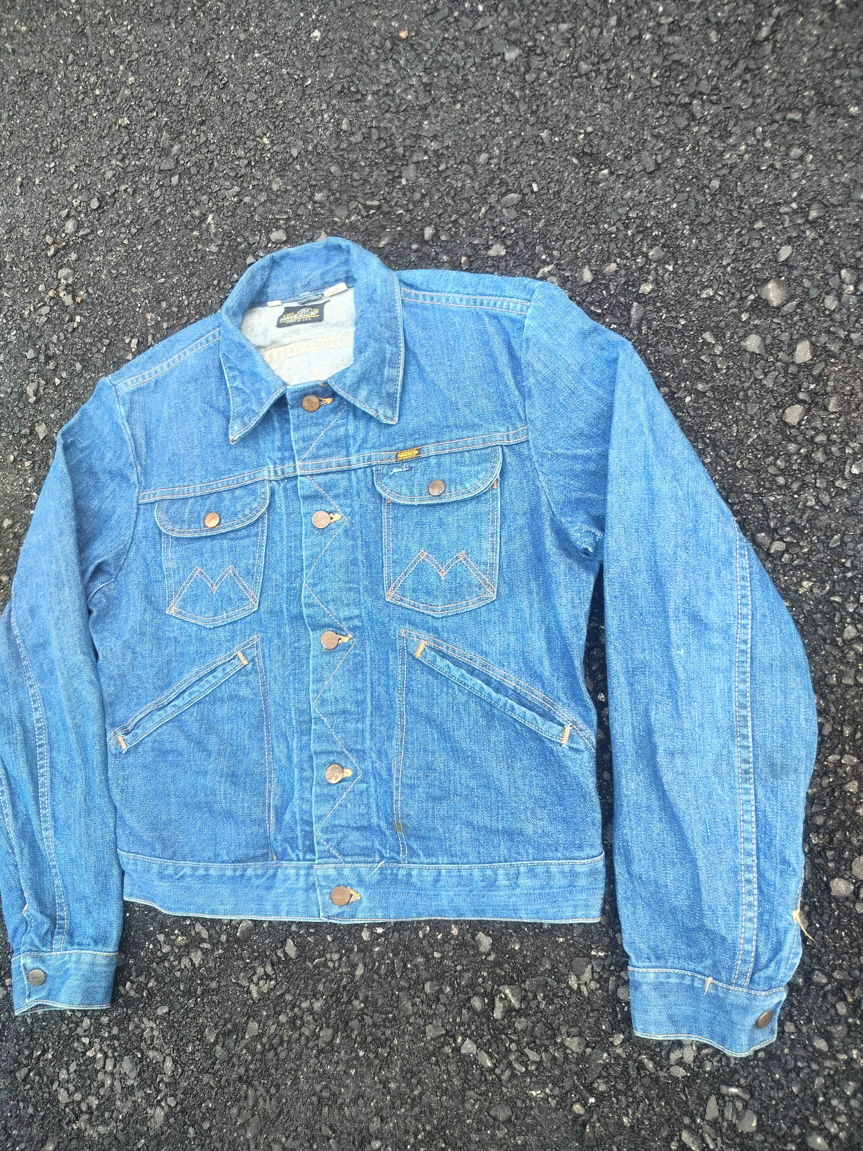 Vintage VINTAGE MAVERICK BLUE BELL DENIM JACKET Size US M / EU 48-50 / 2 - 3 Thumbnail