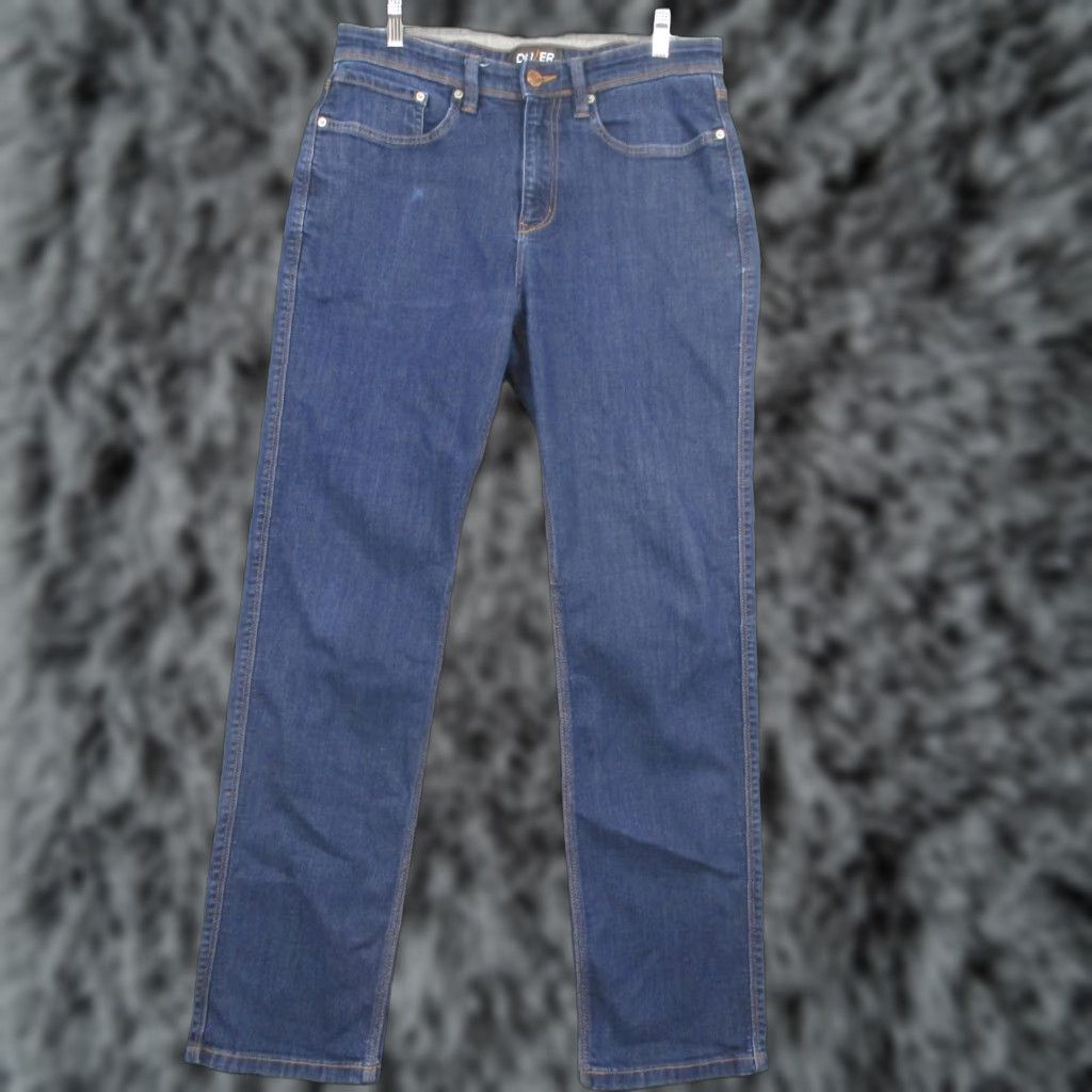 DUER DUER Jeans Mens 34x32 Dark Blue L2X Performance Denim Straight Leg Stretch Size US 34 / EU 50 - 1 Thumbnail