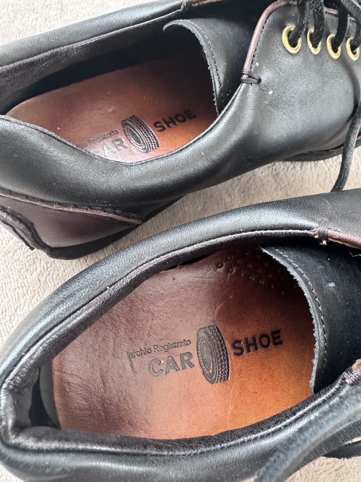 Car Shoe Rare Vintage Car Shoe Two-Tone Lace-Up Driving Shoes EU 40 Size US 9 / IT 39 - 12 Thumbnail
