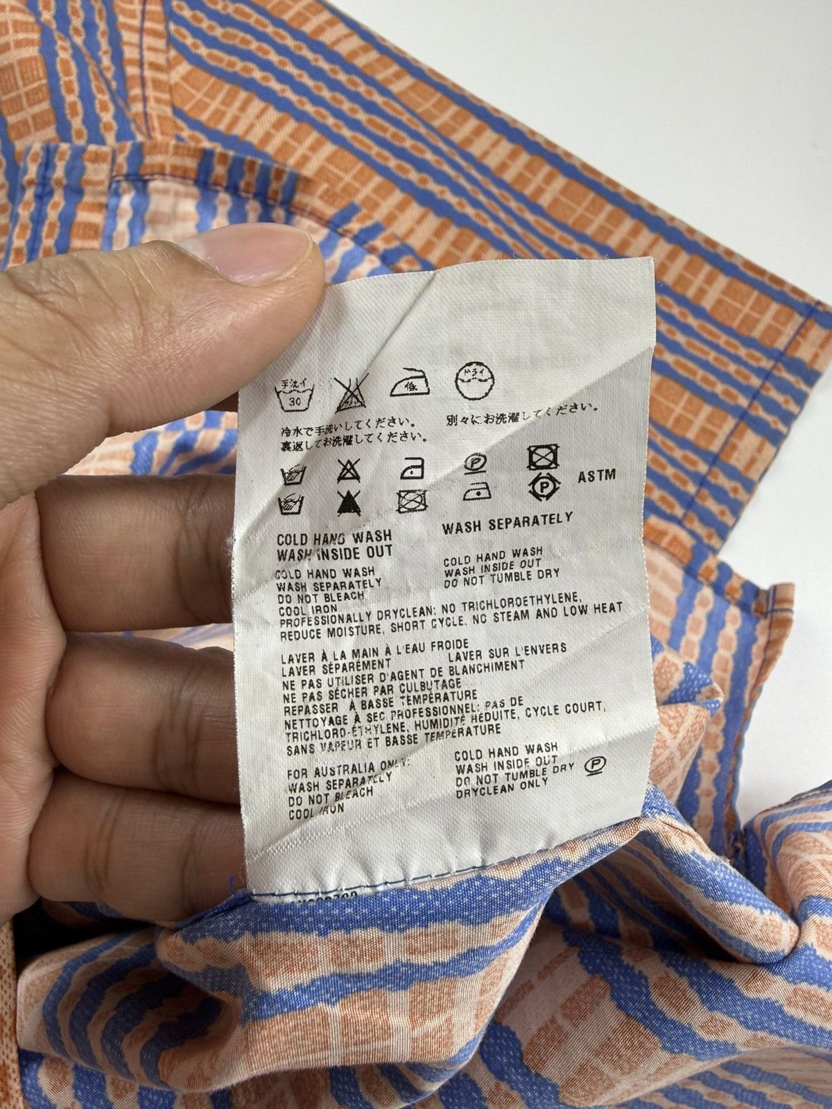 Prada Prada S/S’08 Sambalpuri Pattern Shirt Size US M / EU 48-50 / 2 - 11 Thumbnail