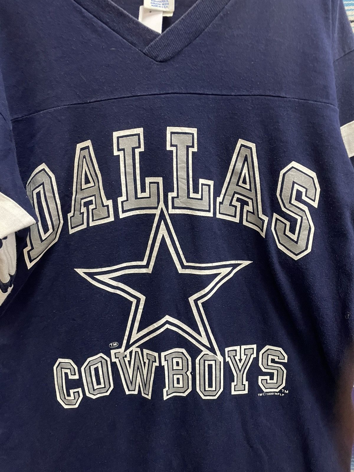 Logo 7 DALLAS COWBOYS 90s THREE QUATER TEE Size US M / EU 48-50 / 2 - 2 Thumbnail