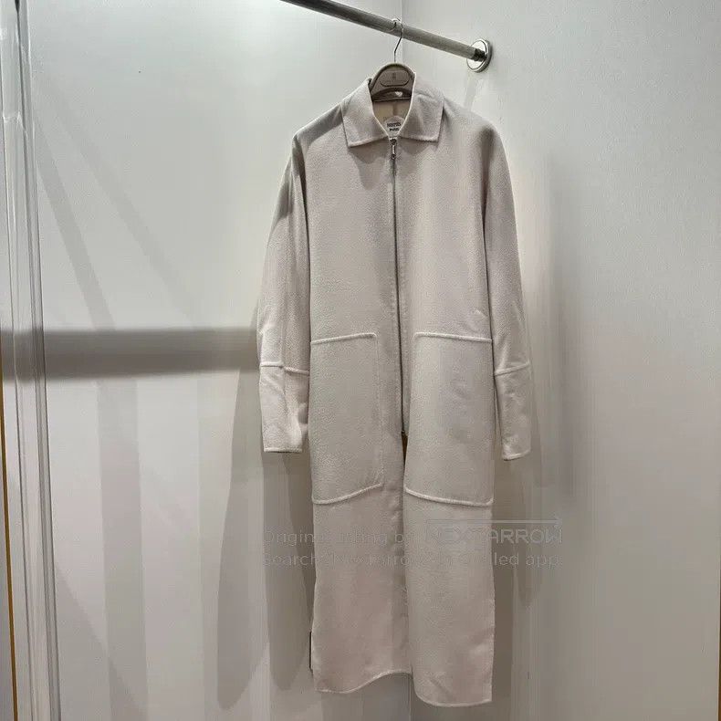 Hermes Hermes Pure Cashmere Zipper Overcoat Jacket Size XS / US 0-2 / IT 36-38 - 1 Thumbnail