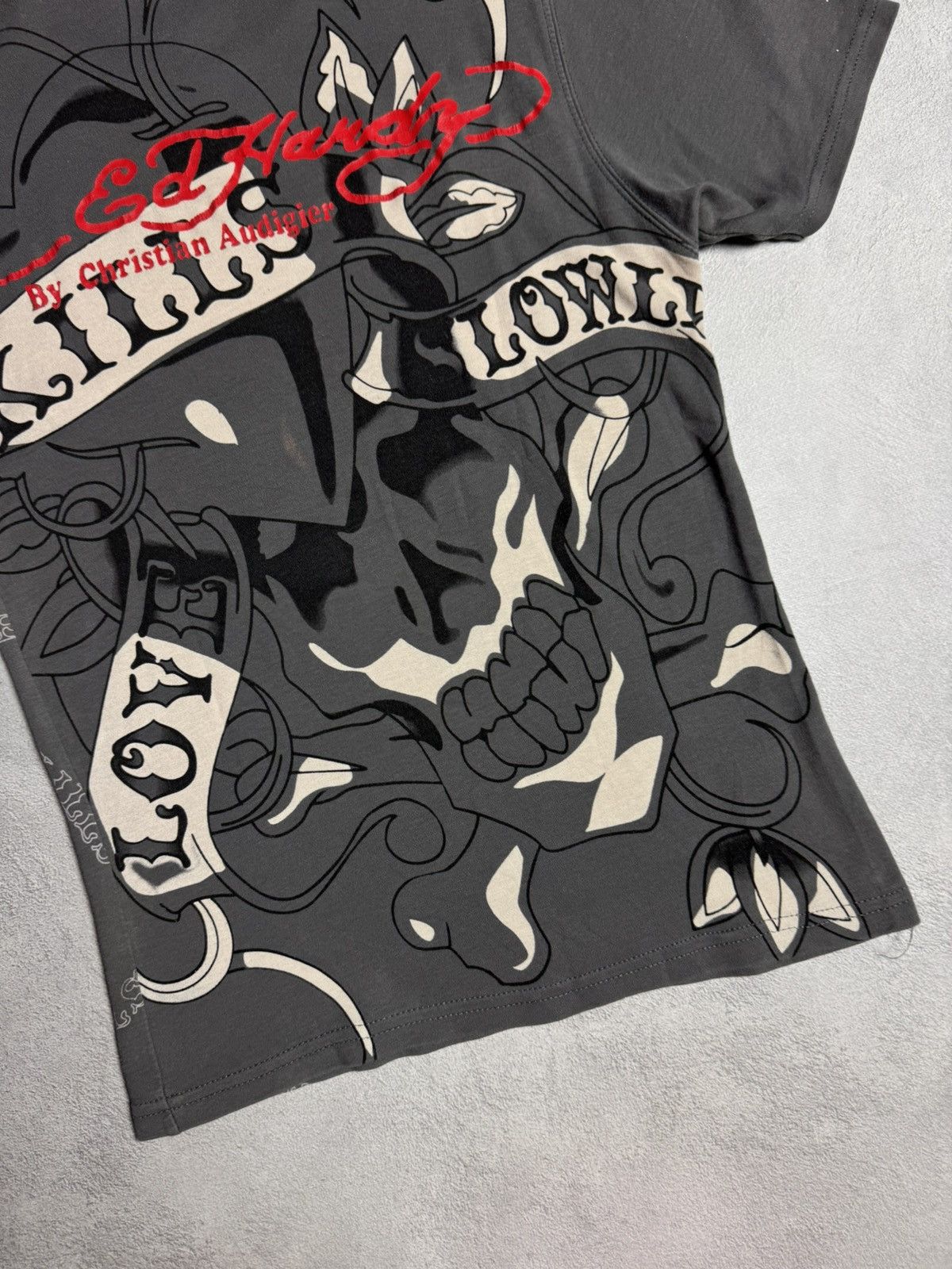 Ed Hardy Ed Hardy by Christian Audigier Big Logo T-Shirt Size M / US 6-8 / IT 42-44 - 6 Thumbnail