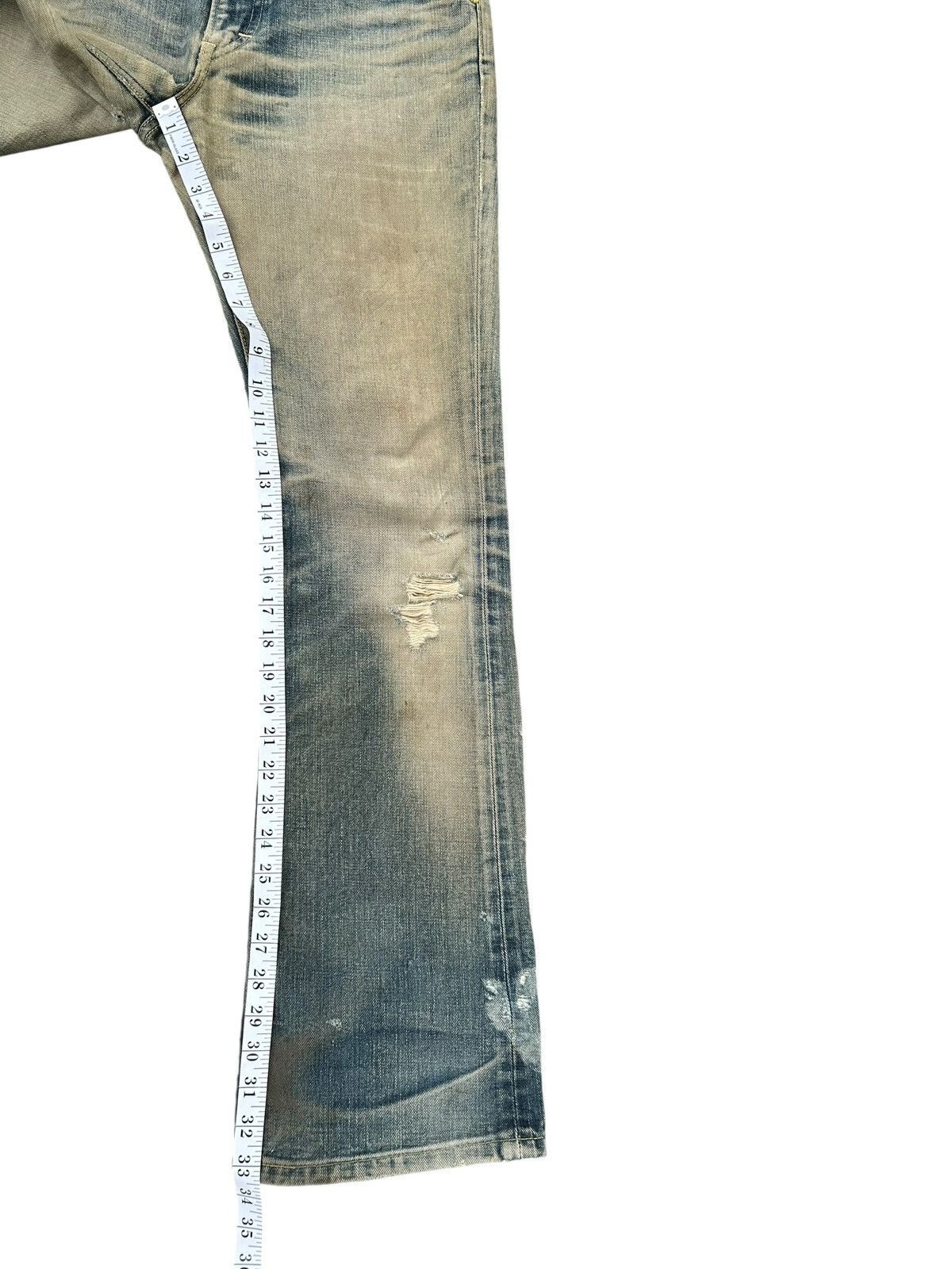 Kapital Rusty Flare Vintage Lee Distressed Denim Jeans Size US 31 - 24 Thumbnail