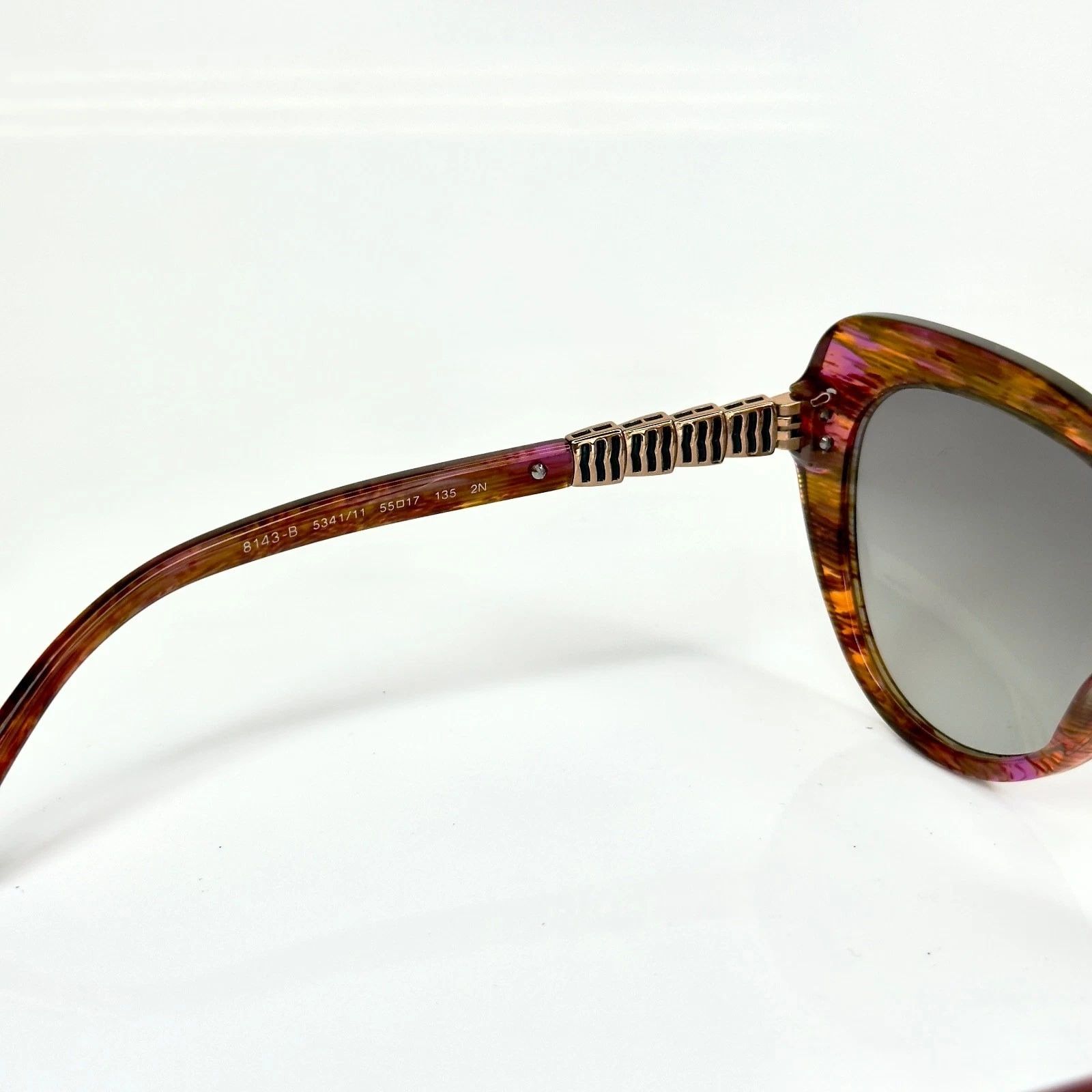 Bvlgari BVLGARI BV8143B 8143 Serpenti Orange Red Fantasy Sunglasses Size ONE SIZE - 6 Thumbnail