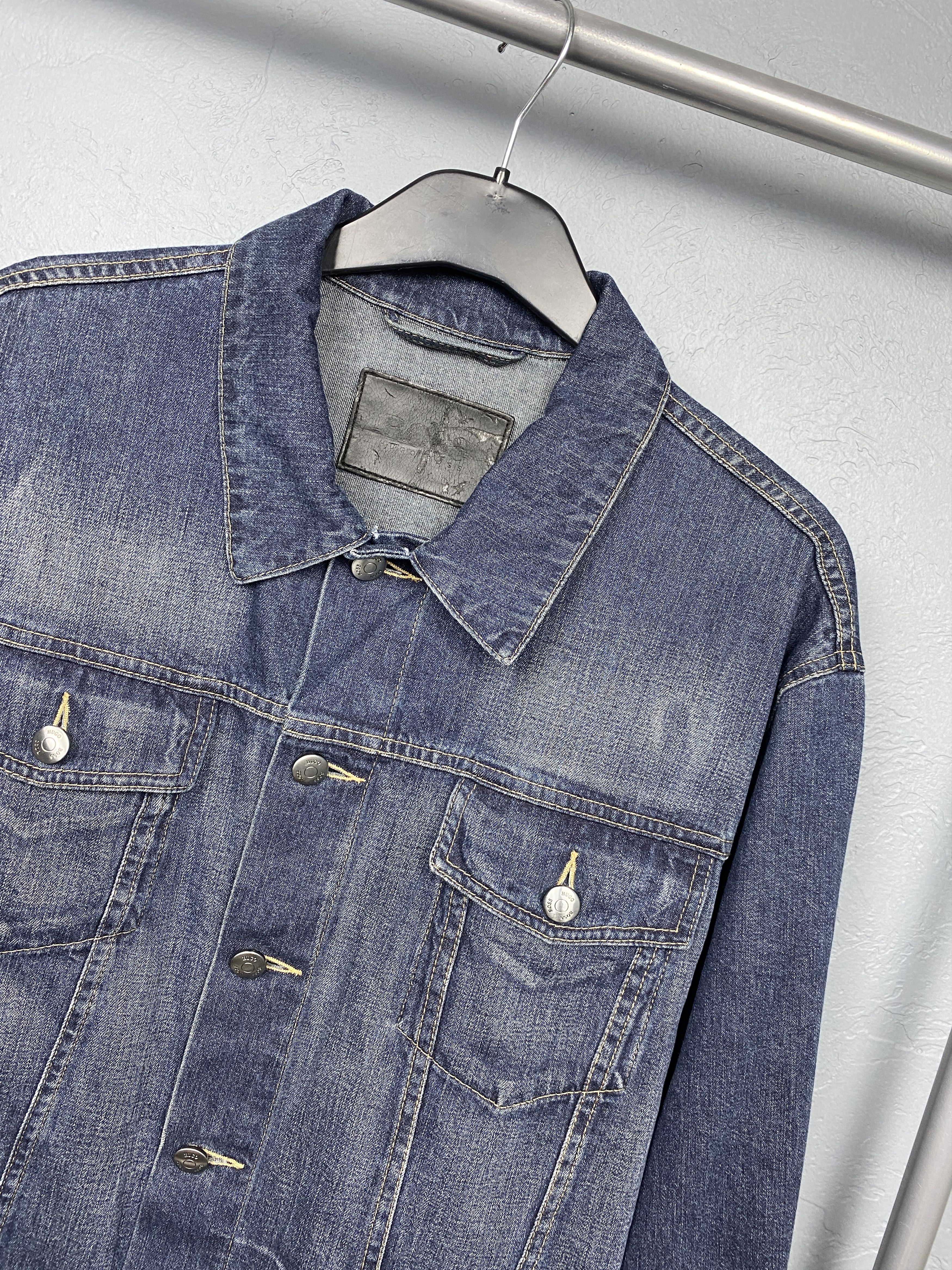 Hugo Boss Hugo Boss Vintage Mens Jeans Denim Jacket Size US M / EU 48-50 / 2 - 2 Thumbnail