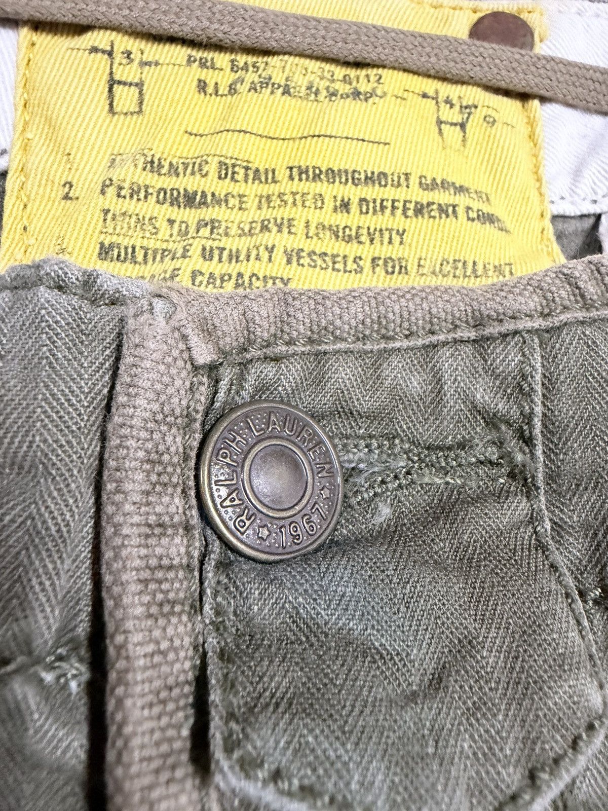 Vtg🔥Polo Ralph Lauren Surplus Military Multipocket Hbt Cargo