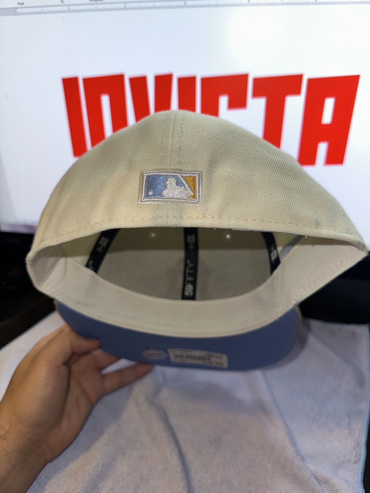 MLB × New Era × New York Yankees (7 1/2) New York Yankees 1981 World Series Fitted - Blue UV Size ONE SIZE - 4 Thumbnail
