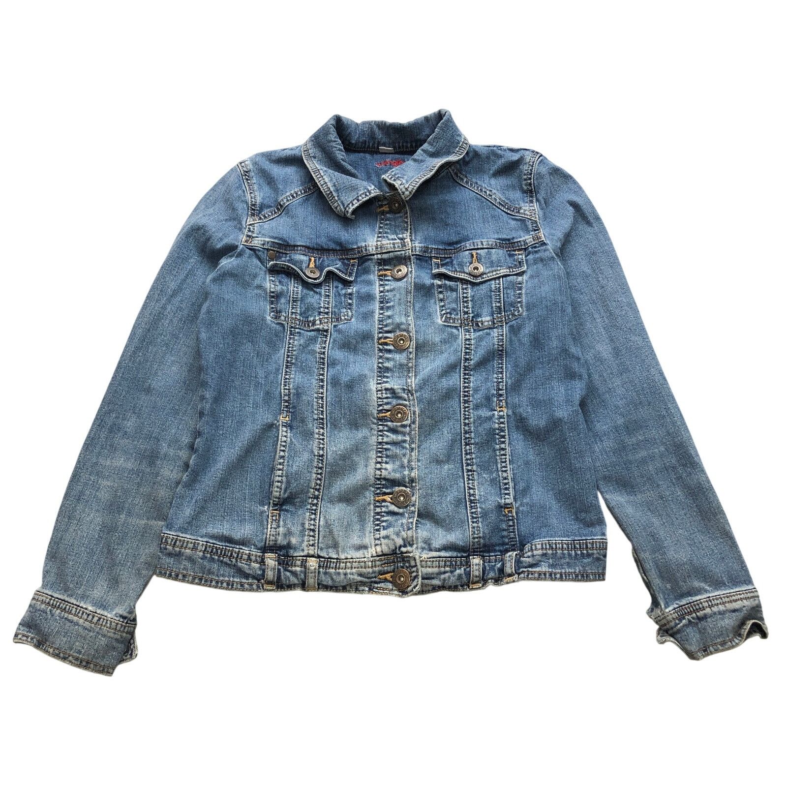 Wrangler Vintage Wrangler Denim Jean Trucker Jacket Women Small Blue Size S / US 4 / IT 40 - 1 Thumbnail