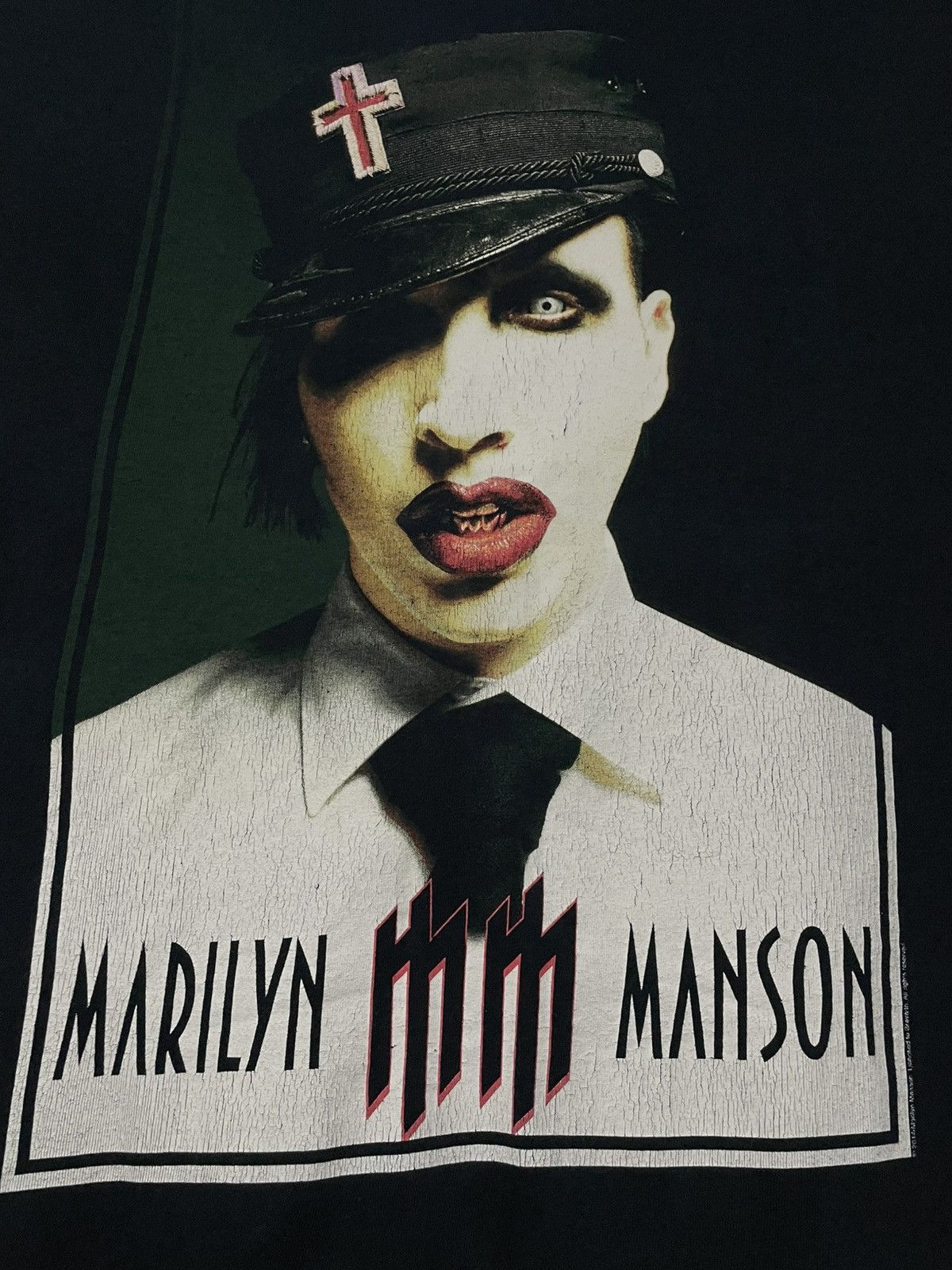 Band Tees Vintage Original Marilyn Manson Antichrist Superstar Tshirt Size US L / EU 52-54 / 3 - 7 Thumbnail
