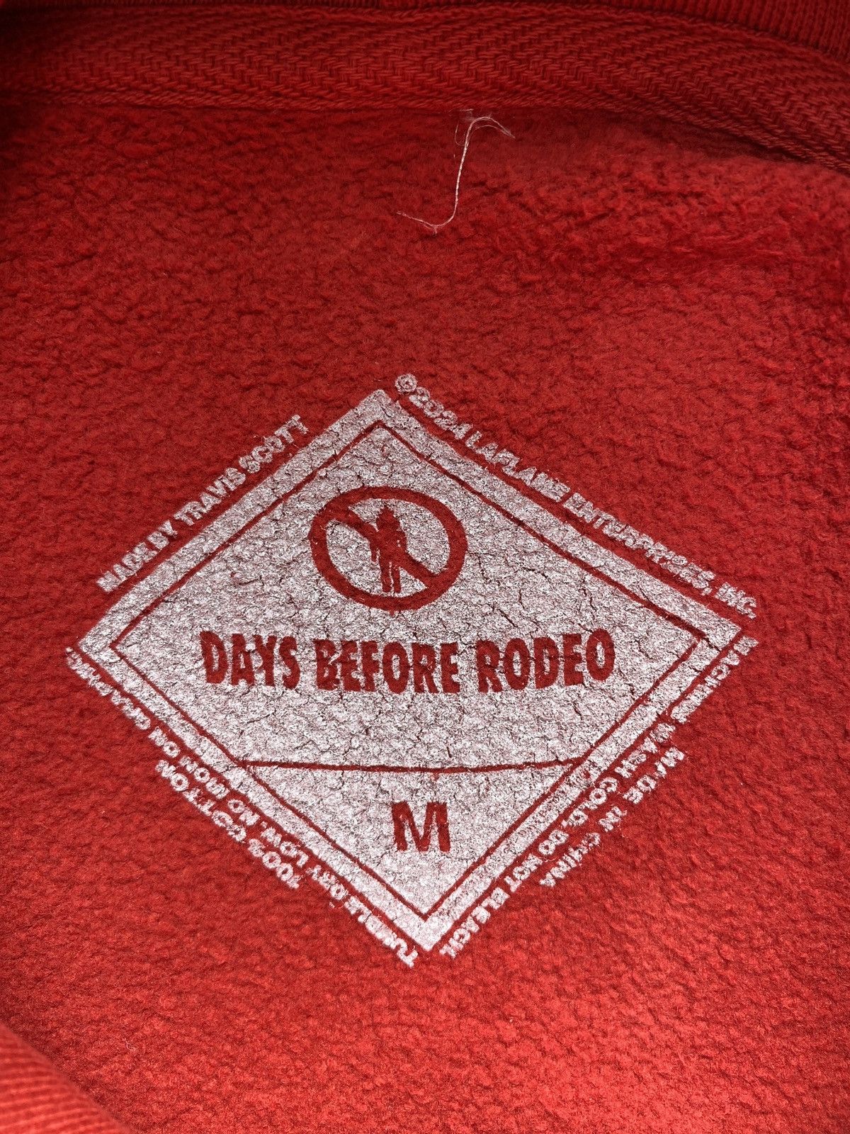Travis Scott Travis Scott Days Before Rodeo Hoodie Sz M Size US M / EU 48-50 / 2 - 4 Thumbnail