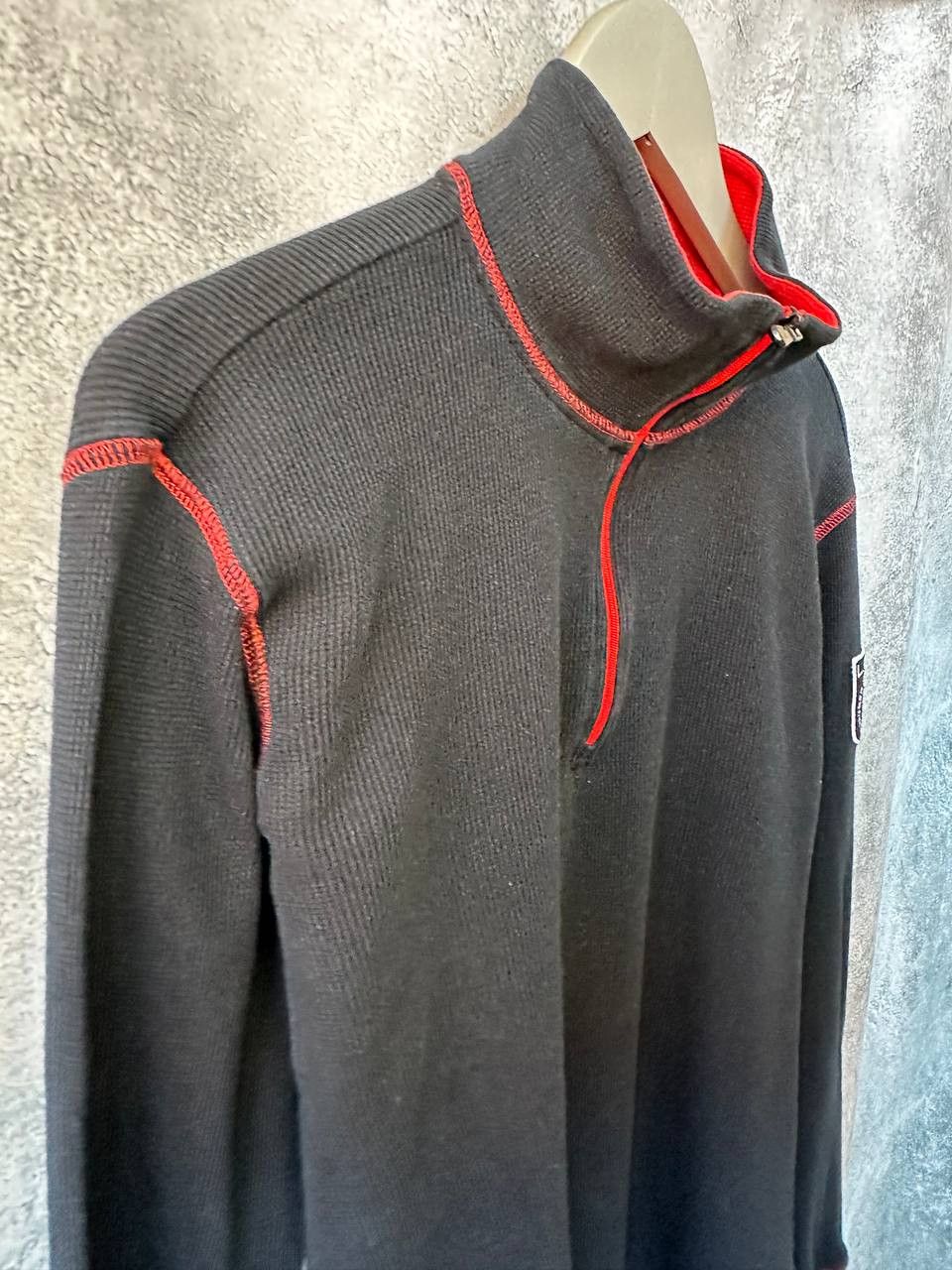 Lauren Ralph Lauren Lauren Ralph Lauren Vintage 1/4 Zip Waffle Sweater LOGO Size XL / US 12-14 / IT 48-50 - 4 Thumbnail